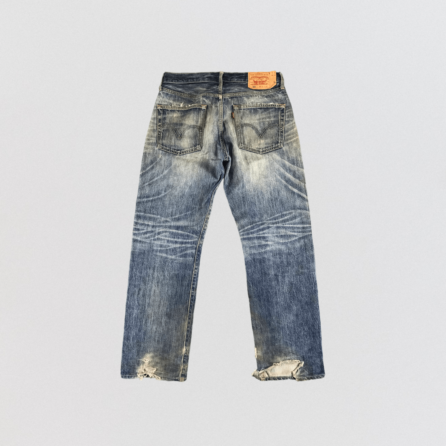 Levi's × Vintage 90s Vintage Levis 501 Jeans-JM104 Size US 33 - 3 Thumbnail