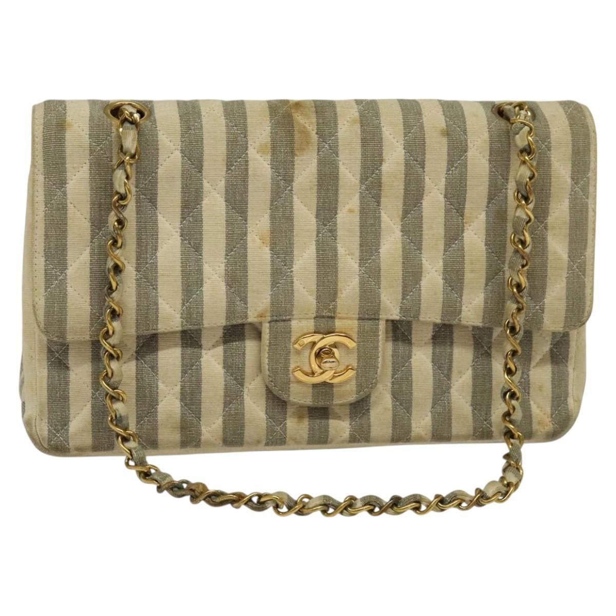 Chanel Chanel Vintage Classic Double Flap Bag Quilted Denim Size ONE SIZE - 1 Thumbnail