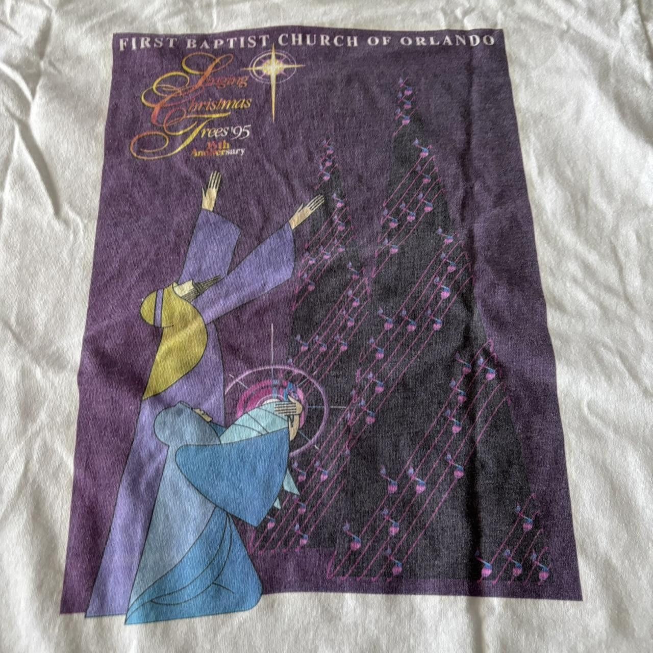 Vintage Crazy Vintage 90s White Jesus Graphic Tee! Fits M Size US L / EU 52-54 / 3 - 4 Thumbnail