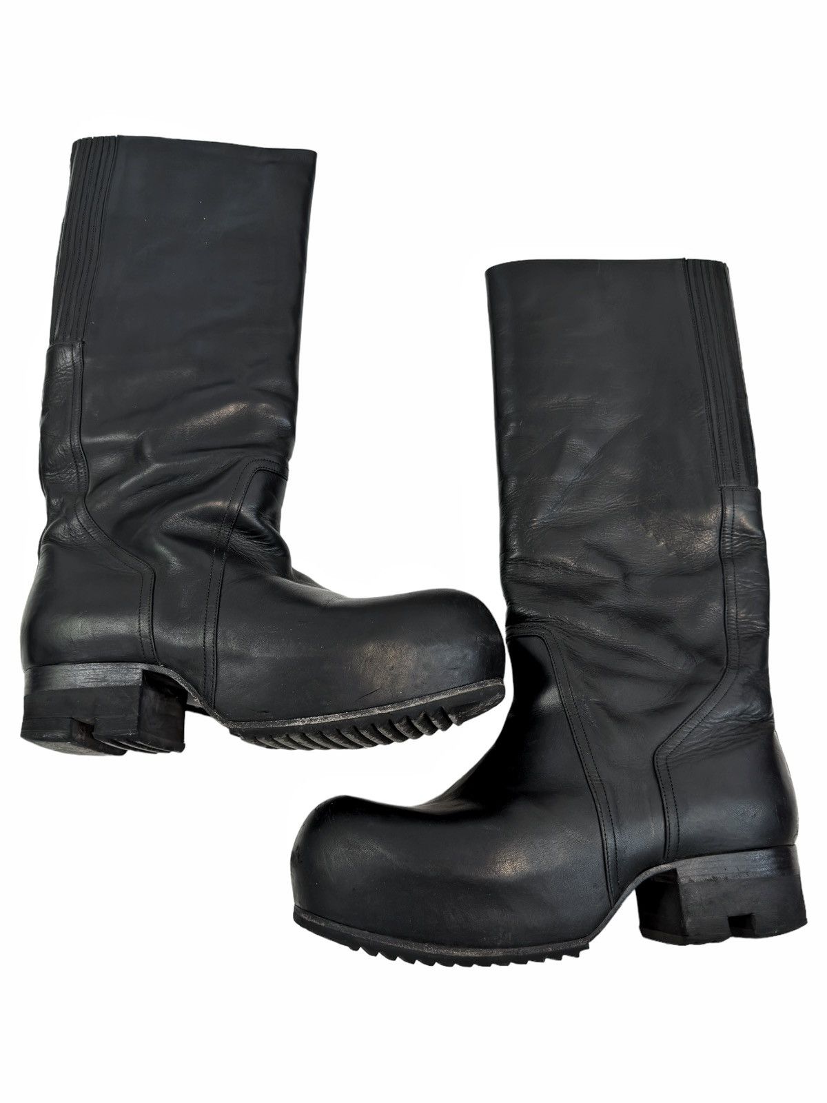 Rick Owens Sz43 High Leather Ballast Boot Size US 10 / EU 43 - 6 Thumbnail