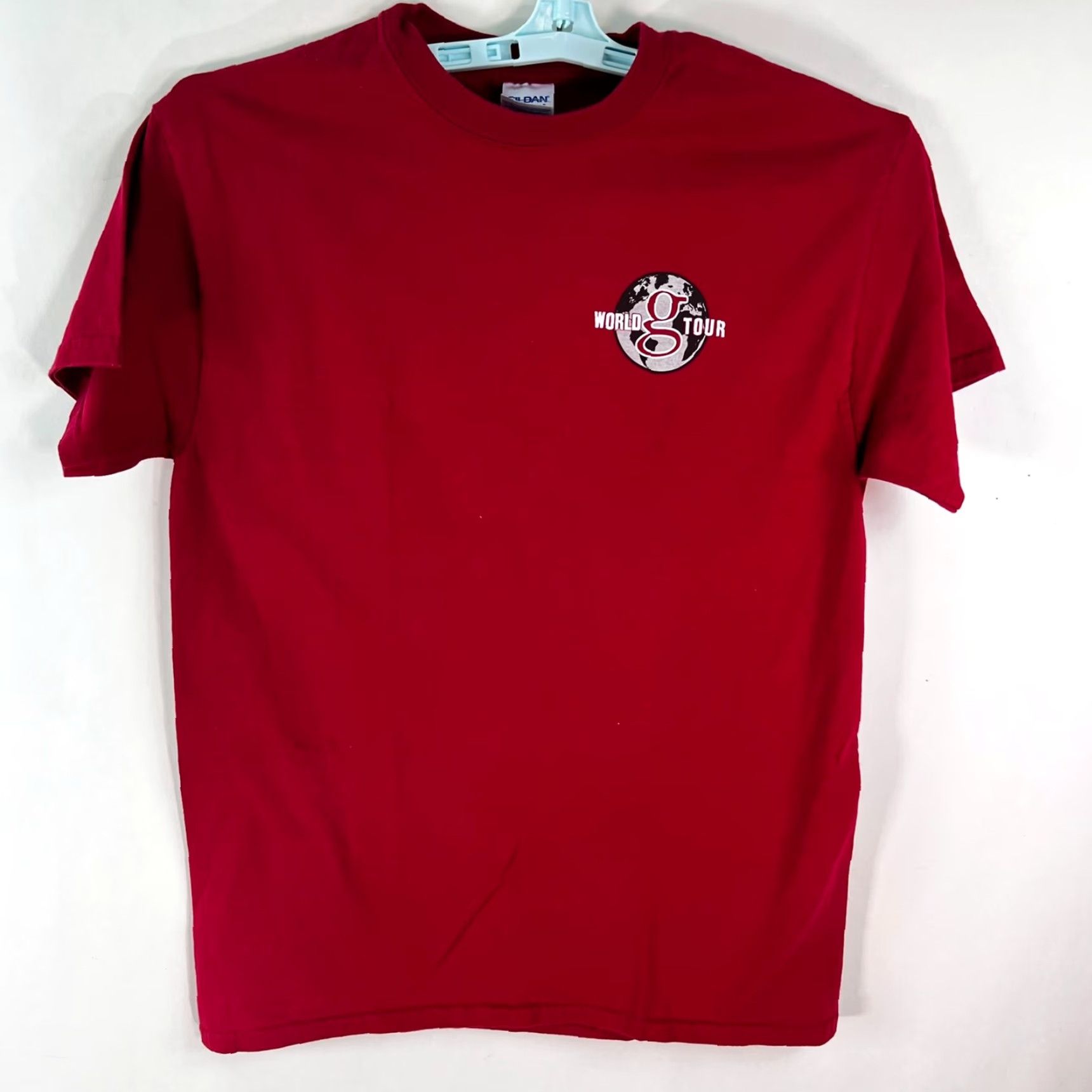 Gildan Garth Brooks World Tour 2015 Pittsburg PA Men's Graphic Print Red T-Shirt M Gildan Vintage Graphic Print Shirt Men Red Size US M / EU 48-50 / 2 - 2 Thumbnail