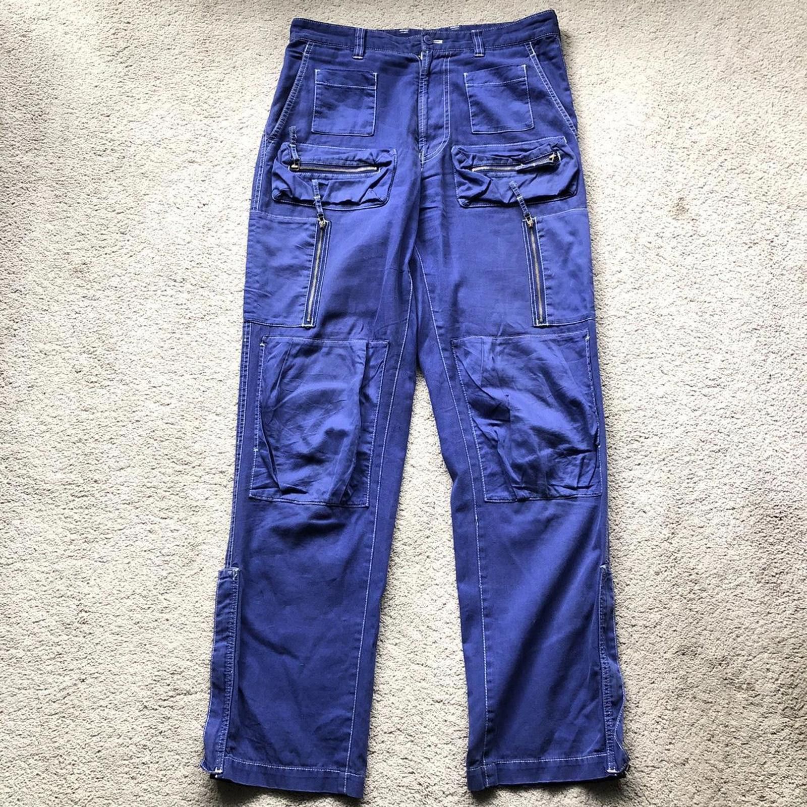 Issey Miyake Vintage Issey Miyake Tactical Utility Zipper Cargo Trousers Size US 31 - 1 Thumbnail