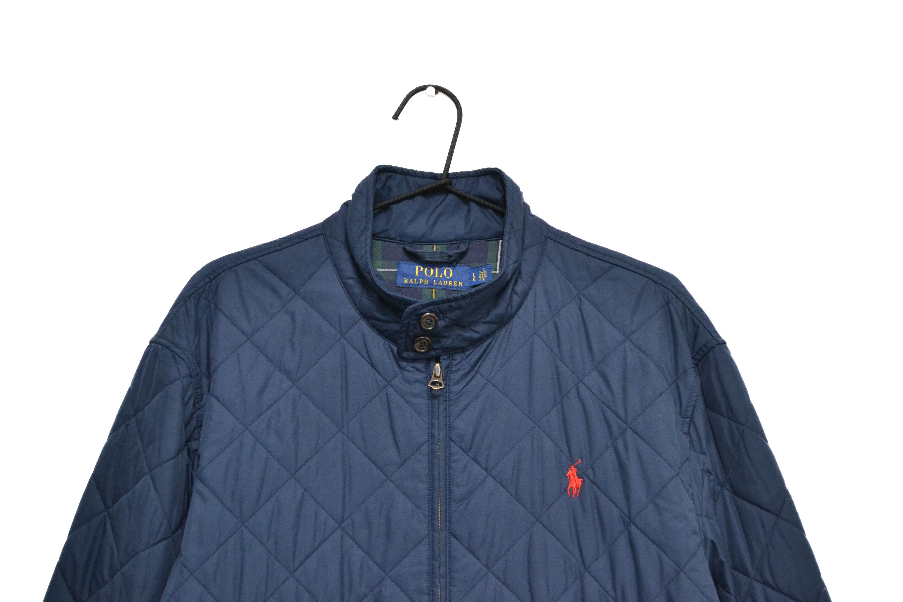 Polo Ralph Lauren Polo Ralph Lauren Men’s Blue Navy Quilted Full Zip Jacket Size US L / EU 52-54 / 3 - 2 Thumbnail