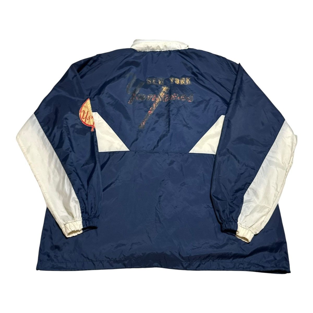MLB Vintage MLB New York Yankees Distressed Windbreaker Men's XL Size US XL / EU 56 / 4 - 7 Thumbnail