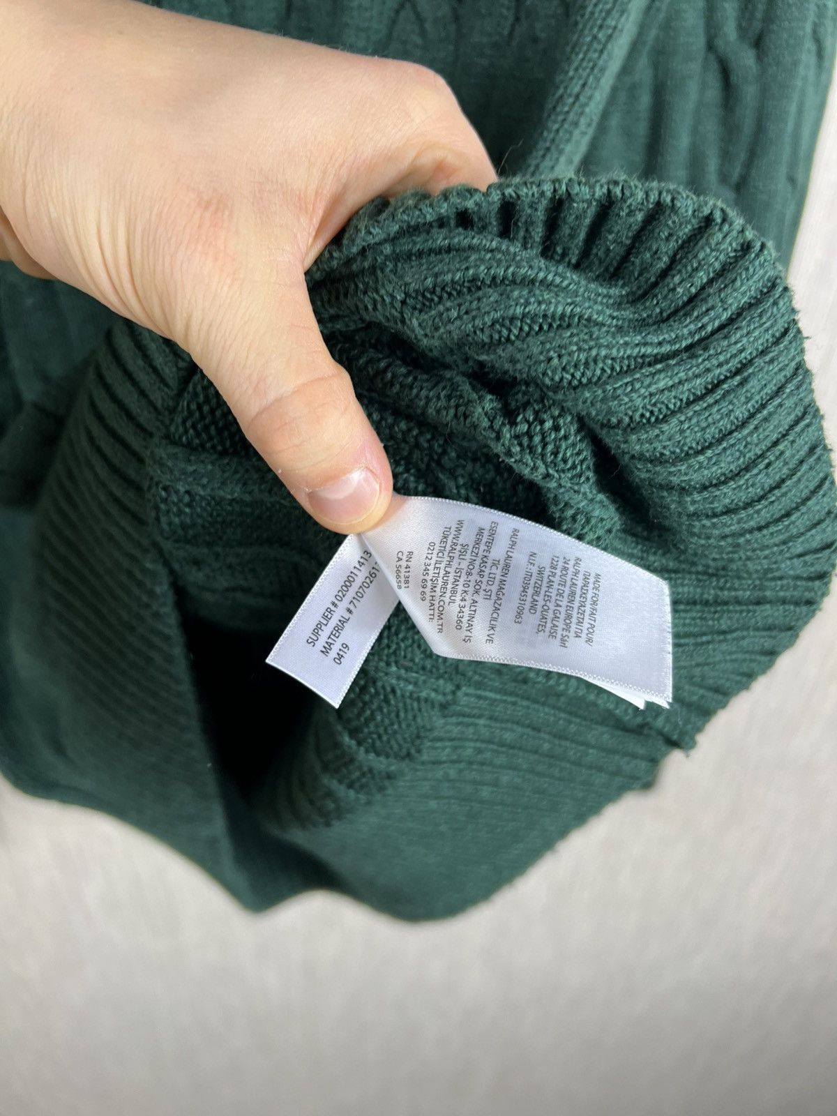 Polo Ralph Lauren Polo Ralph Lauren cable knit cotton old money sweater braid Size US S / EU 44-46 / 1 - 18 Thumbnail