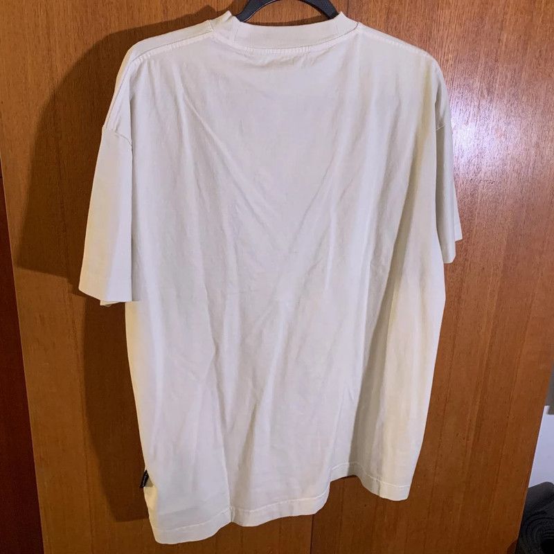 Palm Angels Palm Angels Burning Logo-print cotton T-shirt in White (M) Size US M / EU 48-50 / 2 - 2 Thumbnail