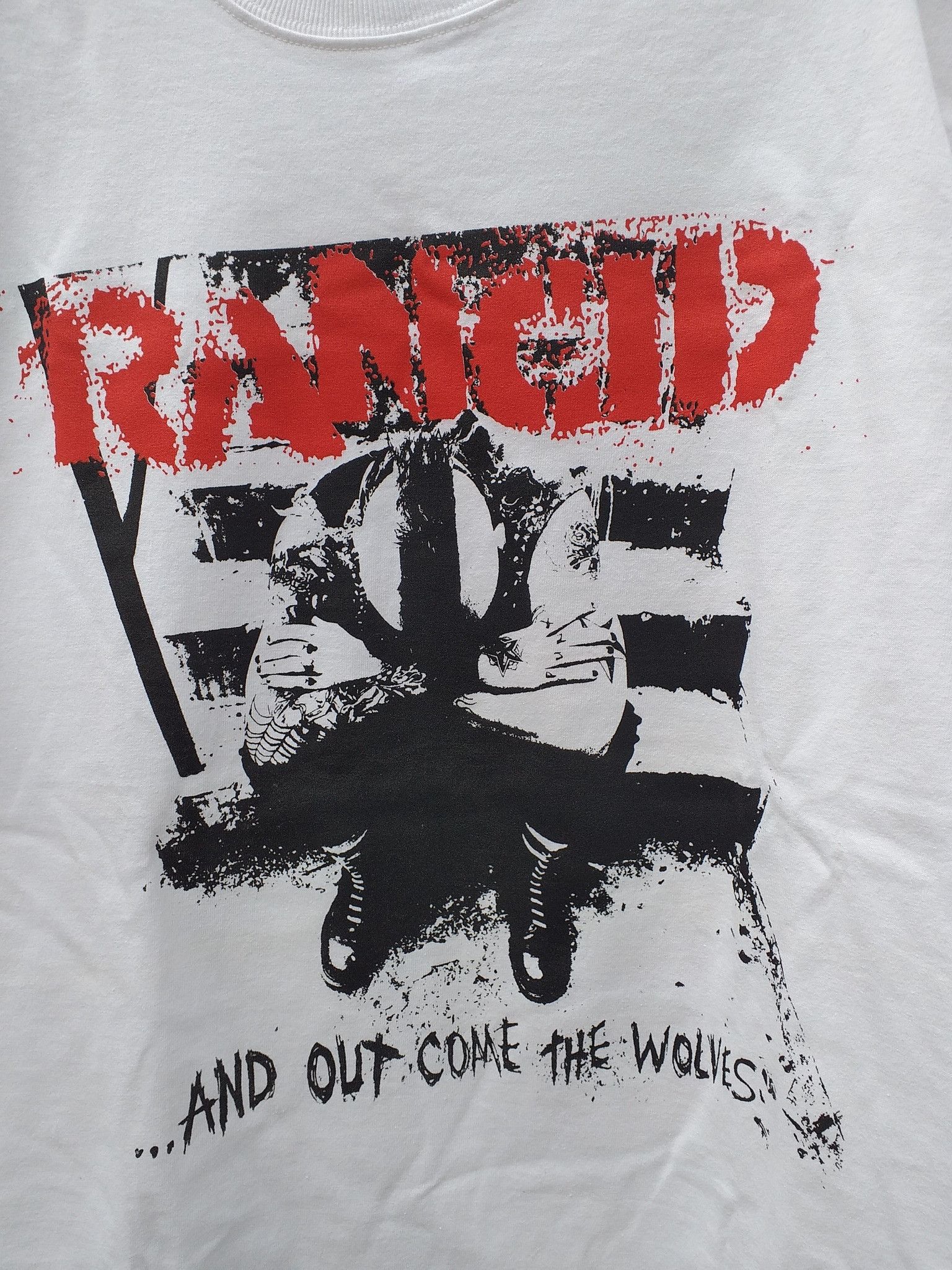 Band Tees Rancid And Out Come The Wolves Tour T shirt Size US XL / EU 56 / 4 - 3 Thumbnail