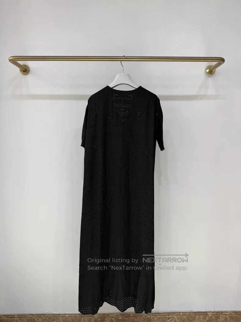 Hermes Hermes Cut-out print letter silk dress with long skirt, tw Size XXS / US 00 / IT 34 - 4 Thumbnail