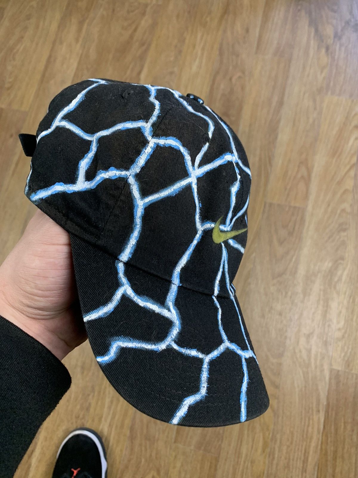Nike Nike Thunder Painted Custom 1of1 Cap Size ONE SIZE - 2 Thumbnail