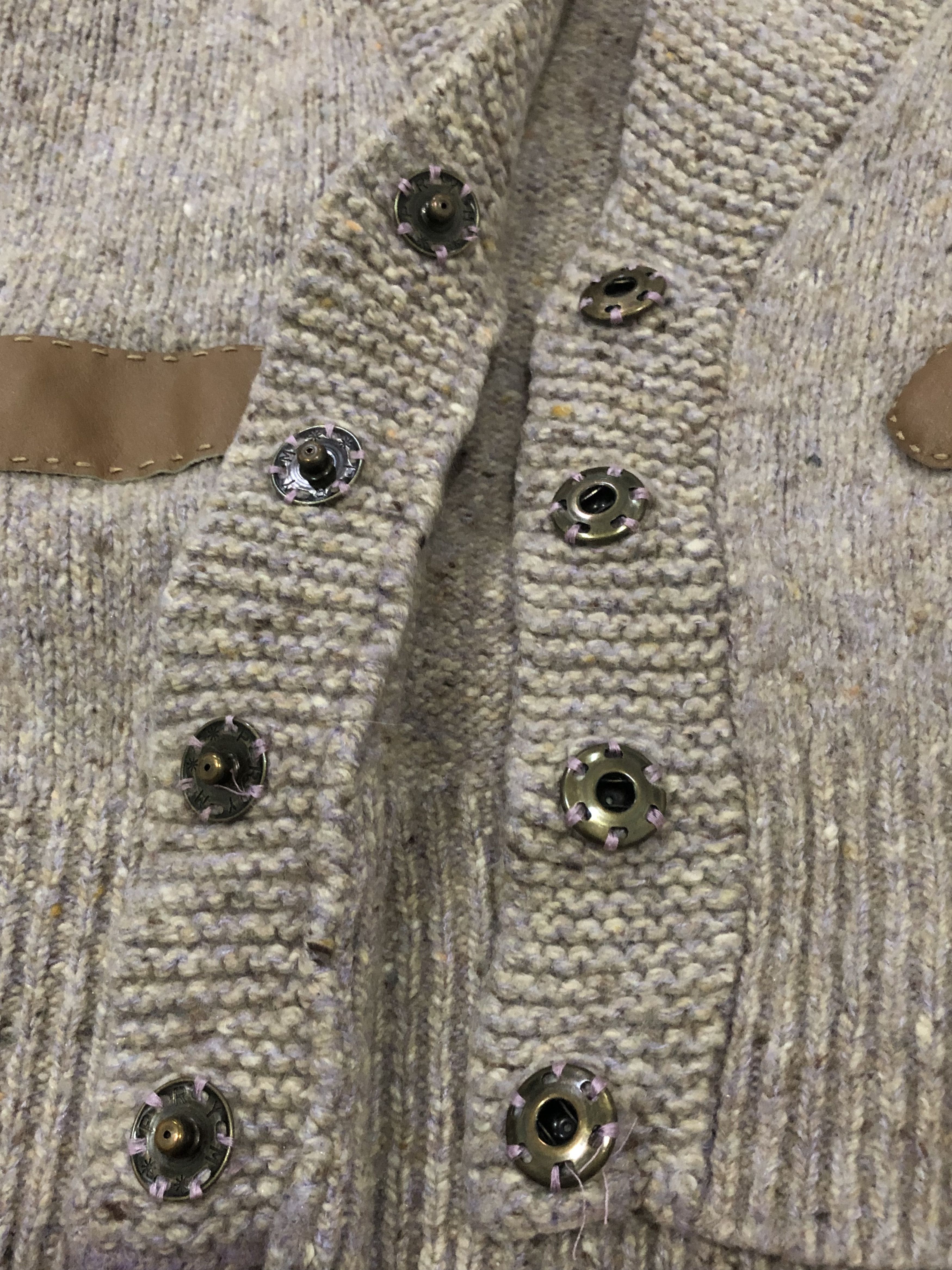 Tsumori Chisato Tsumori Chisato Japanese Designer Tweed Knit Cardigan Size S / US 4 / IT 40 - 7 Thumbnail