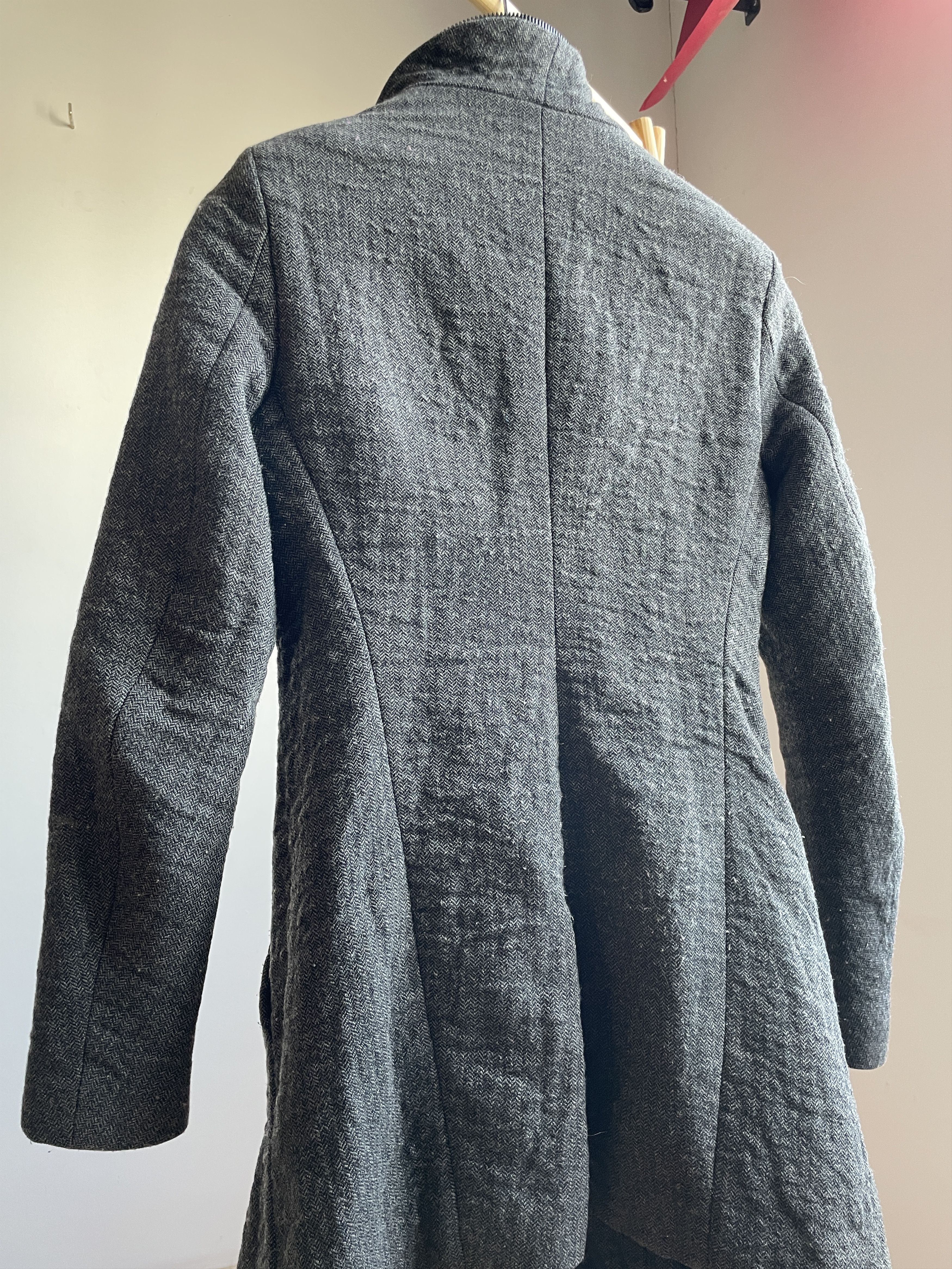 Masnada Masnada Asymmetric Zip Womens Coat Size IT 40/ UK 8/ US 4 Size S / US 4 / IT 40 - 11 Thumbnail