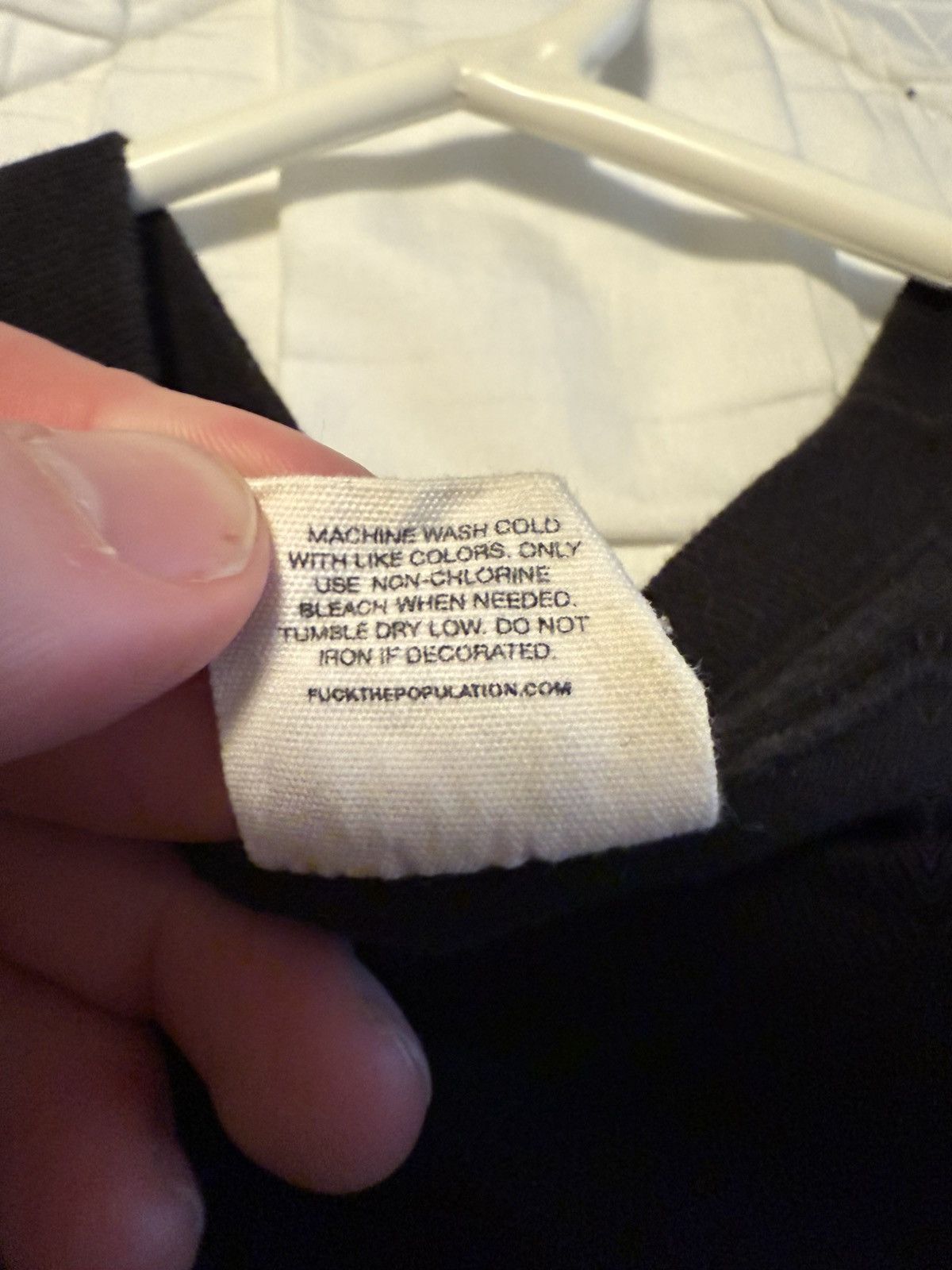 Fuck The Population Fuck the population destroying communities tee Size US L / EU 52-54 / 3 - 6 Thumbnail
