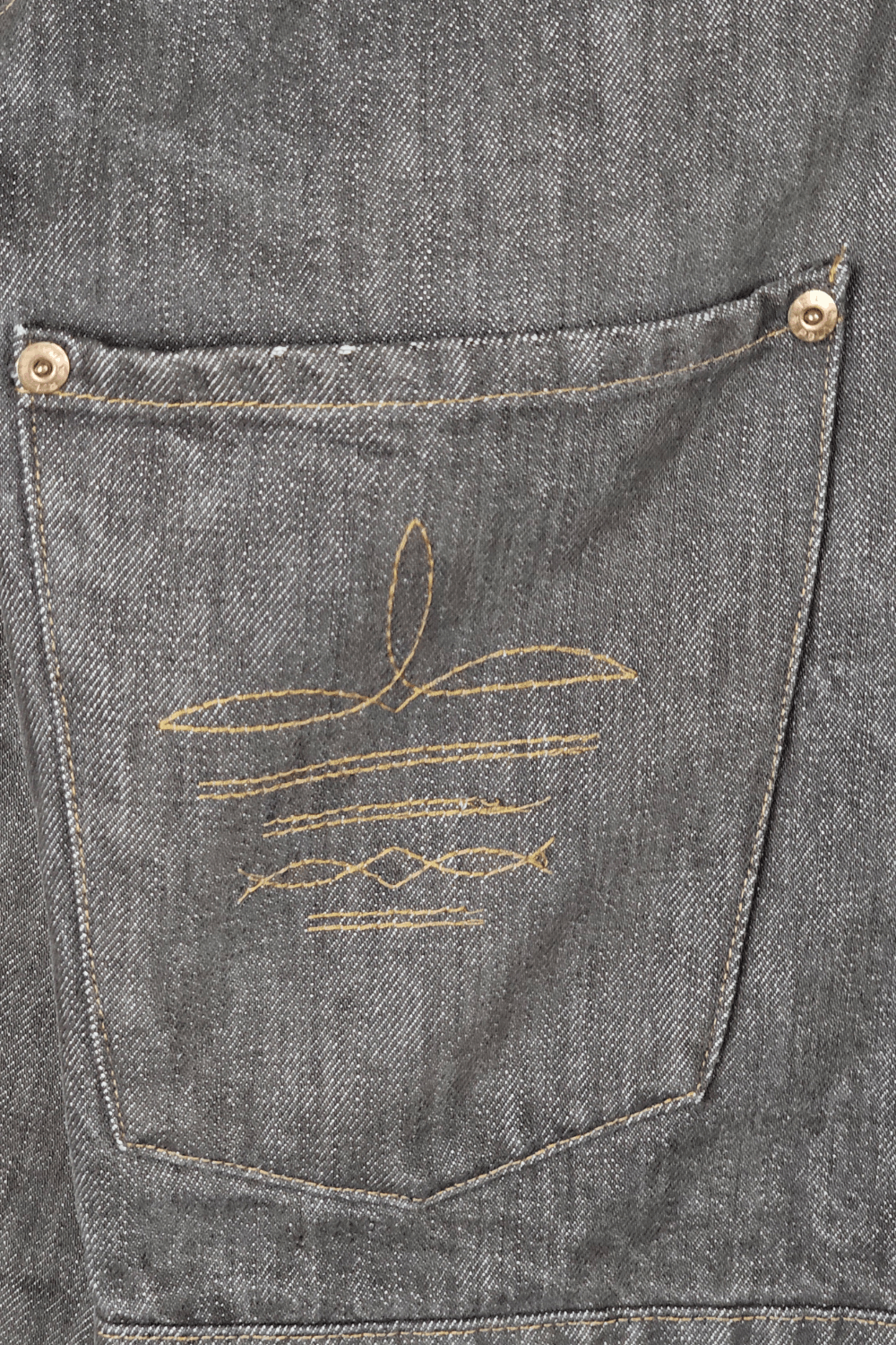 Polo Ralph Lauren 1987 RL “Polo Western” Pleated Trucker – Sulfur Brown Denim Size US L / EU 52-54 / 3 - 11 Thumbnail