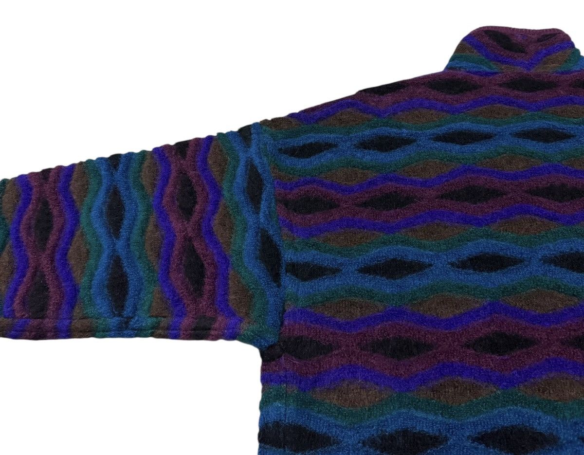 Missoni Vintage Missoni Reversible Wool Mohair Puffer Light Jacket Size L / US 10 / IT 46 - 13 Thumbnail