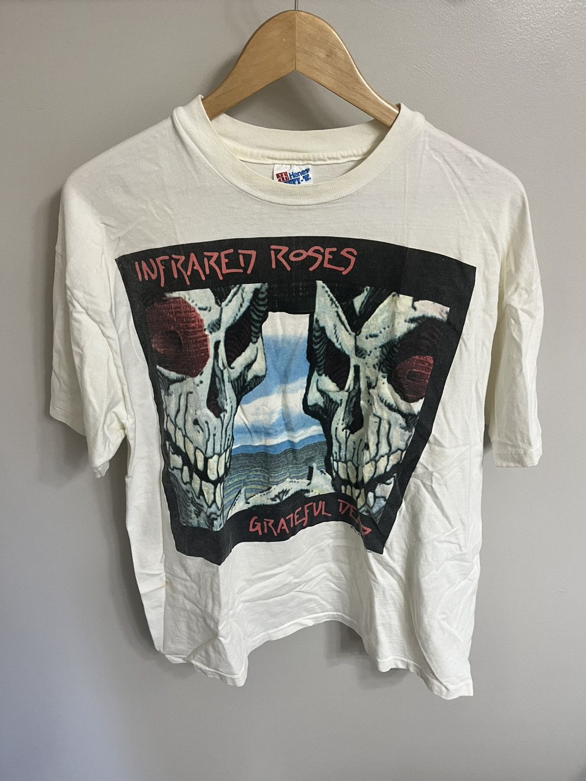 Grateful Dead × Hanes vintage infrared roses tour shirt 1992 Size US XL / EU 56 / 4 - 1 Thumbnail