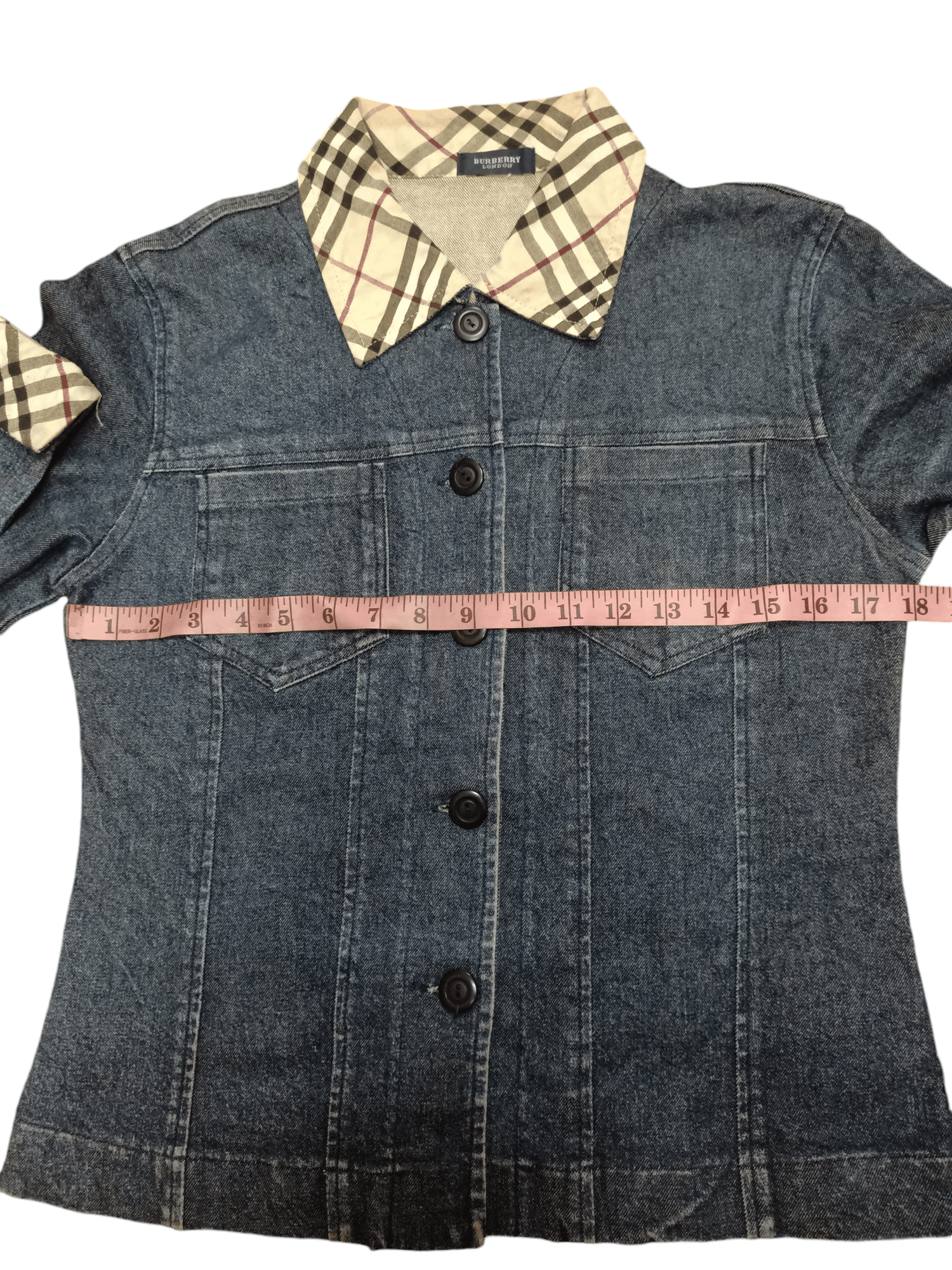 Burberry × Designer BURBERRY DENIM JACKET x DESIGNER Size XS / US 0-2 / IT 36-38 - 5 Thumbnail