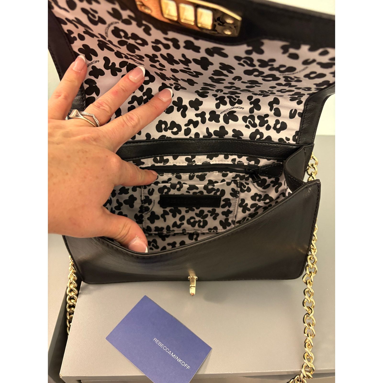 Rebecca Minkoff Rebecca Minkoff Leopard Love Calf Hair Crossbody Bag. Size ONE SIZE - 8 Thumbnail