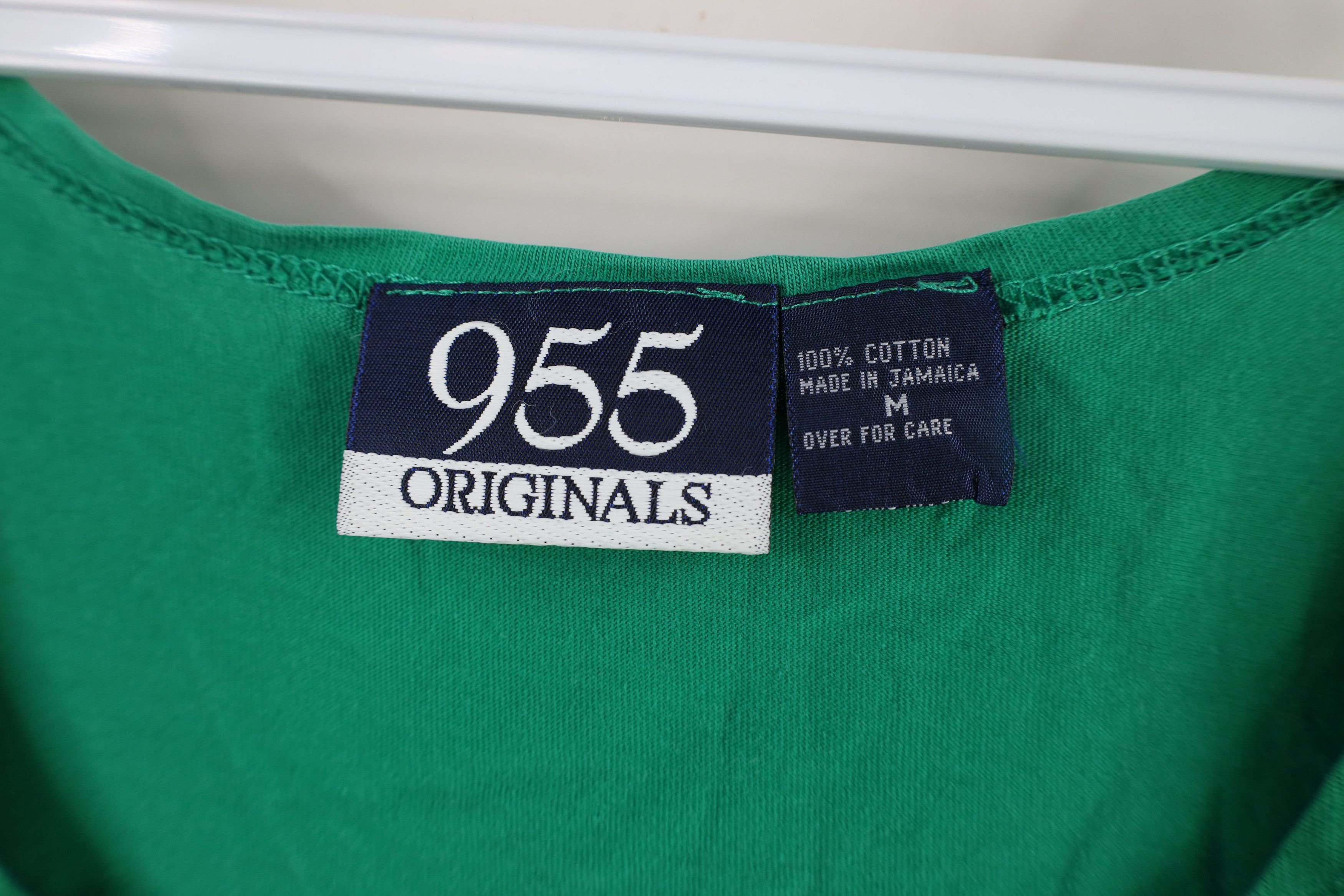 Vintage Vintage 90s Streetwear Blank Tank Top T-Shirt Kelly Green Size US M / EU 48-50 / 2 - 5 Thumbnail