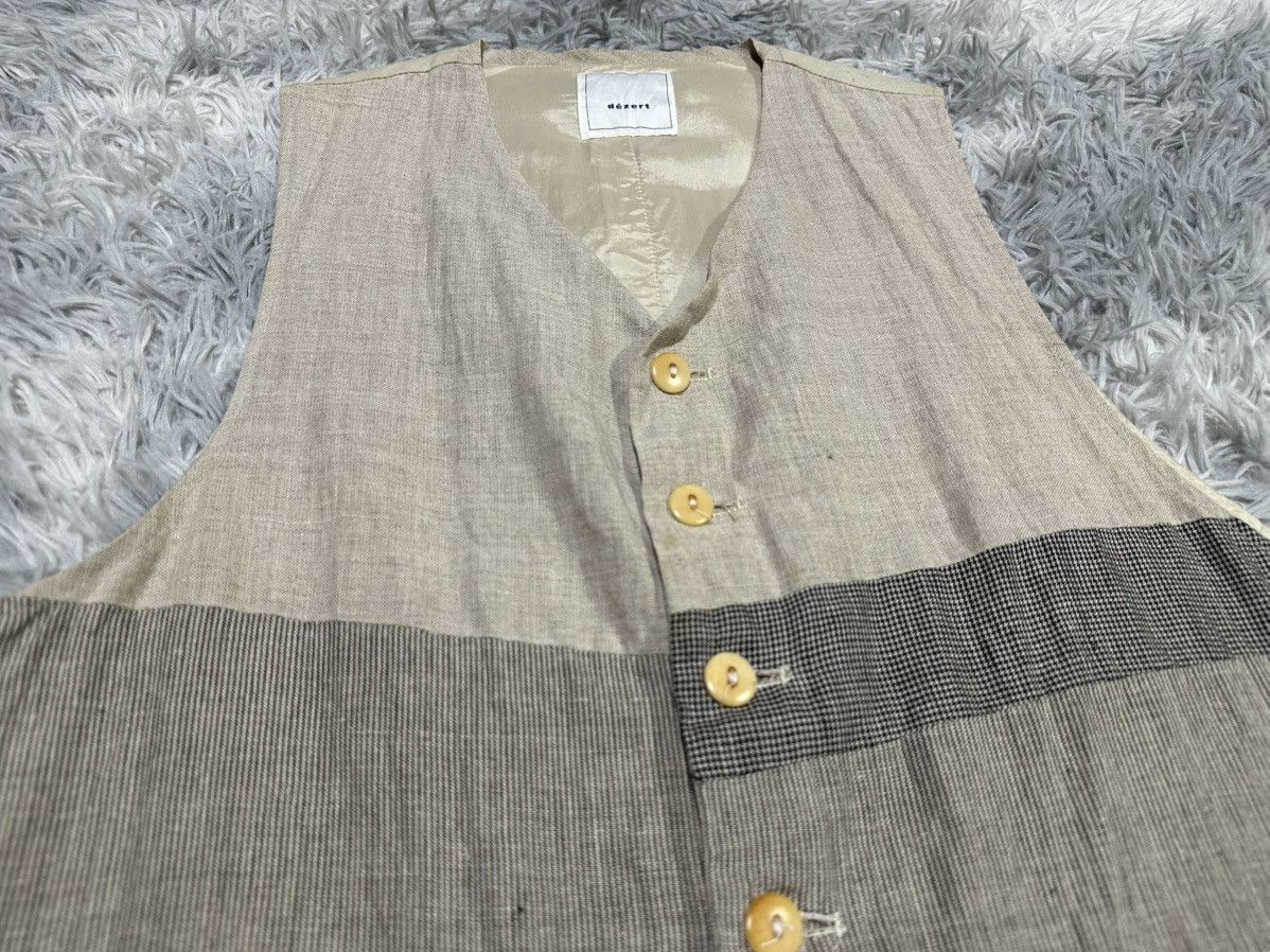 Dezert 🔥Rare Dezert Panelled Design Hemp Vest Ziggy Chen Style Size US M / EU 48-50 / 2 - 3 Thumbnail