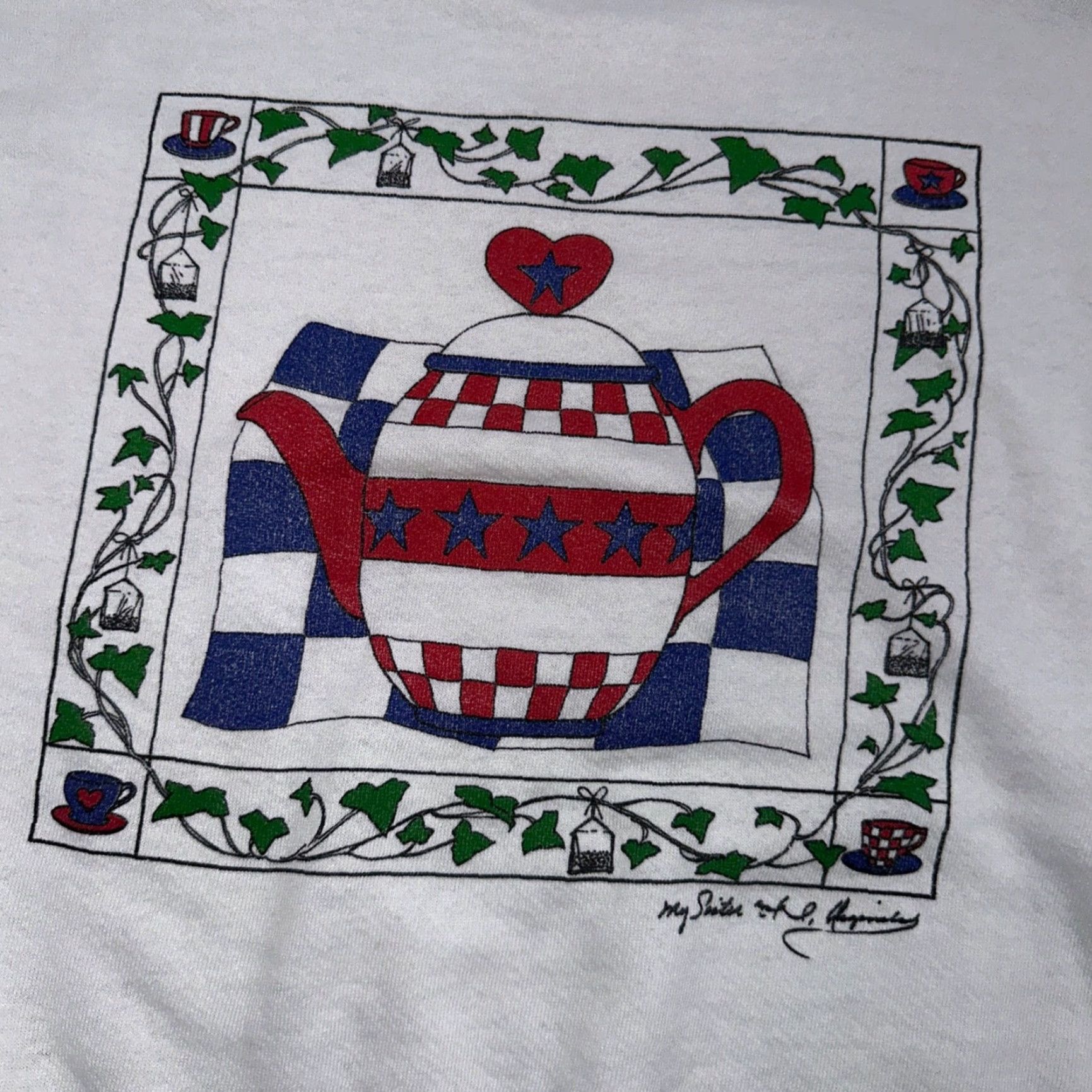 Jerzees VINTAGE Jerzees Sweatshirt Crew Neck L White 90s Autumn Fall Halloween College Sports Mens Large Graphic Print Size US L / EU 52-54 / 3 - 3 Thumbnail