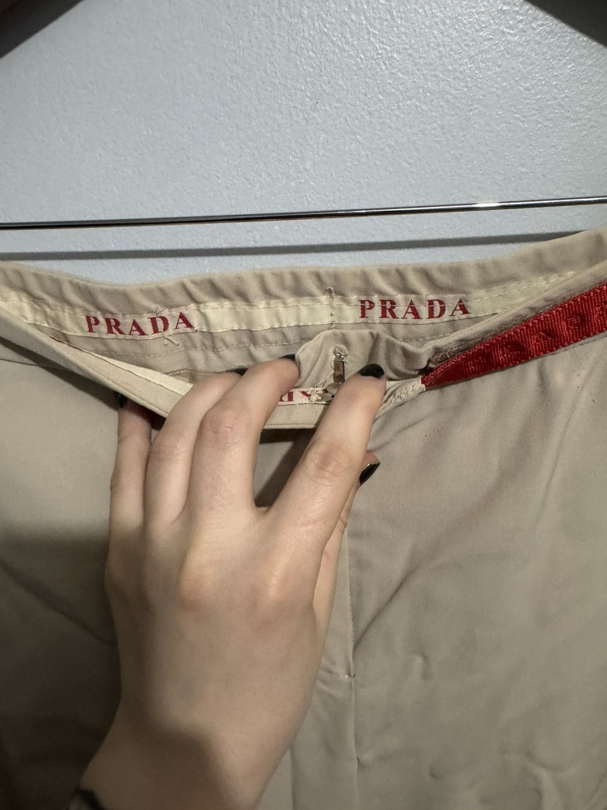 Prada Prada Pants Vintage Y2K Size 28" / US 6 / IT 42 - 4 Thumbnail