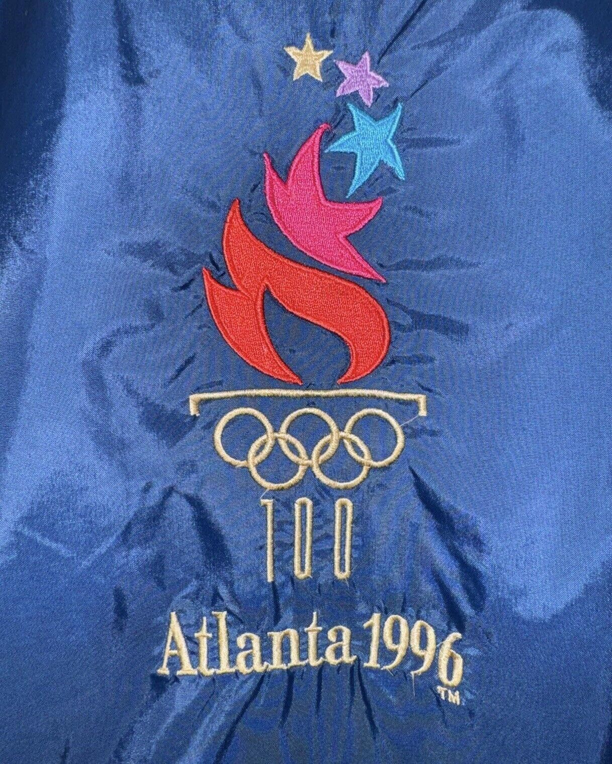 Starter VTG Starter USA Atlanta Olympics 1996 Windbreaker Jacket M Size ONE SIZE - 3 Thumbnail
