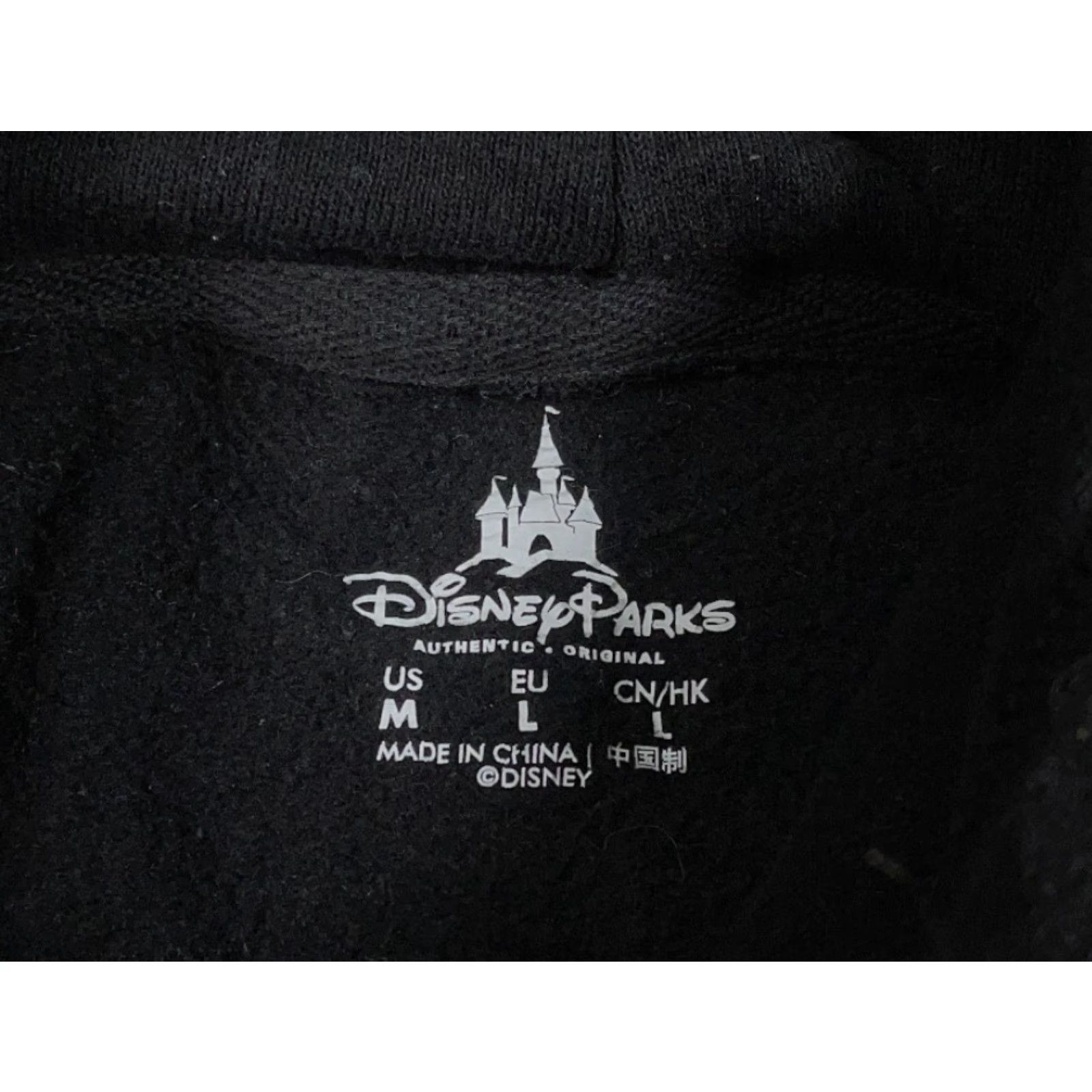 Disney Disney Parks Authentic Minnie Mouse Hoodie Women's Medium Sweatshirt with Ears Size M / US 6-8 / IT 42-44 - 3 Thumbnail