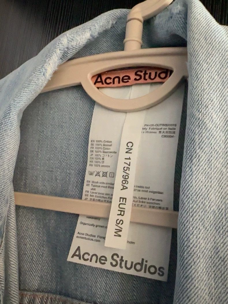 Acne Studios acne studios Blue loose denim jacket 2506-Nextarrow Size US M / EU 48-50 / 2 - 2 Thumbnail