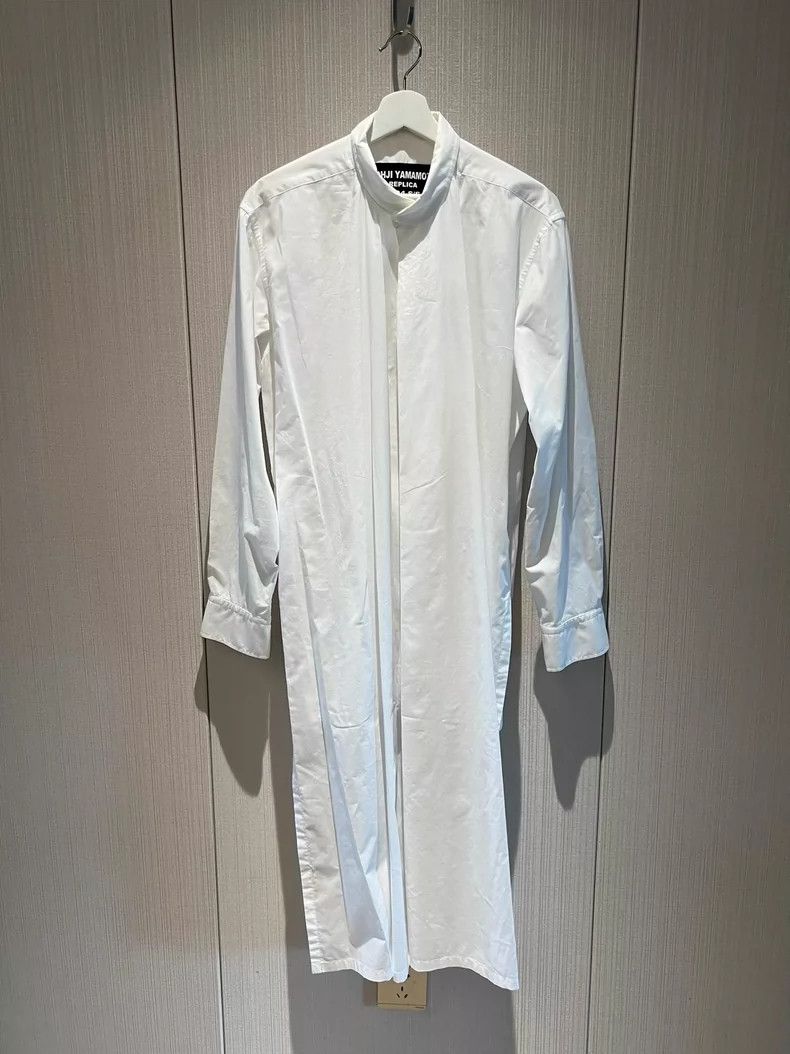 Yohji Yamamoto Yohji Yamamoto 94ss White Shirt Size US L / EU 52-54 / 3 - 1 Thumbnail