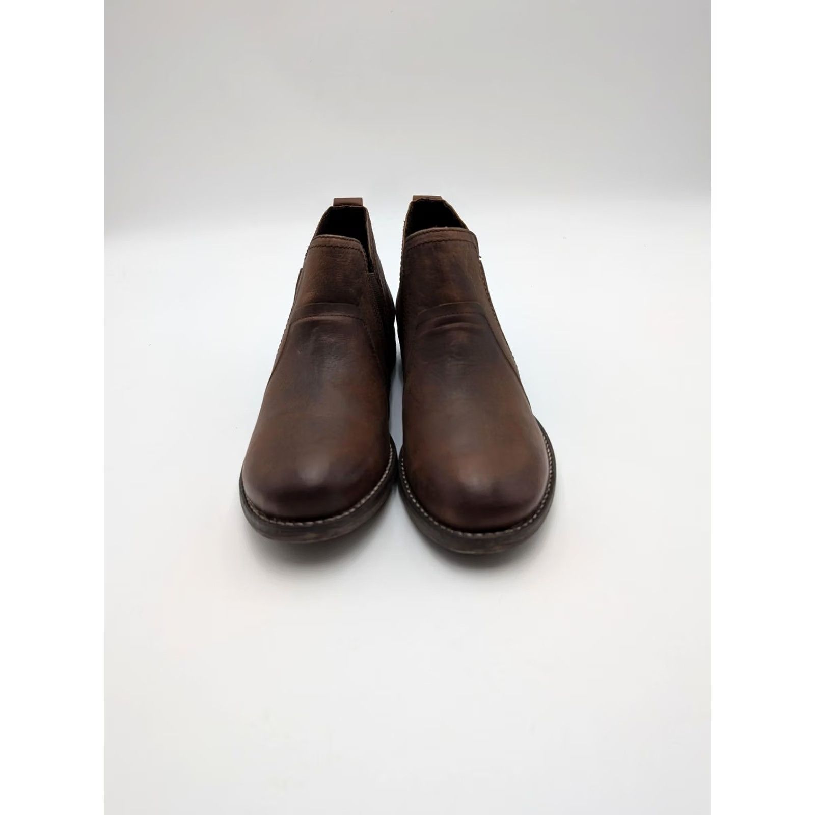 Vintage Josef Seibel Boots Womens Size 6.5 Brown Leather Chelsea Ankle Comfort Booties Shoes Size US 7 / IT 37 - 3 Thumbnail