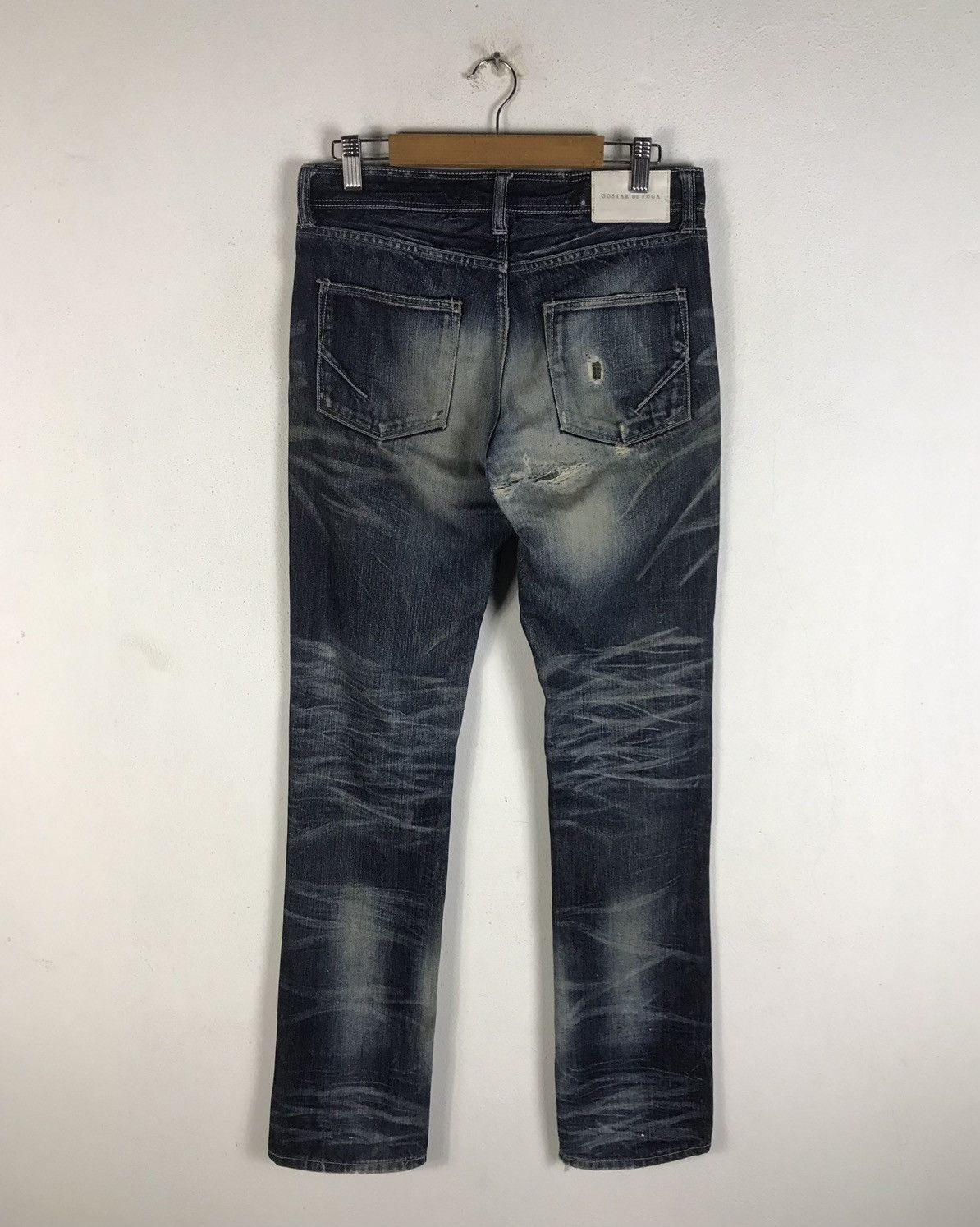 If Six Was Nine 🔥Rare🔥Vintage Gostar De Fuga Denim Jeans Size US 30 / EU 46 - 2 Thumbnail