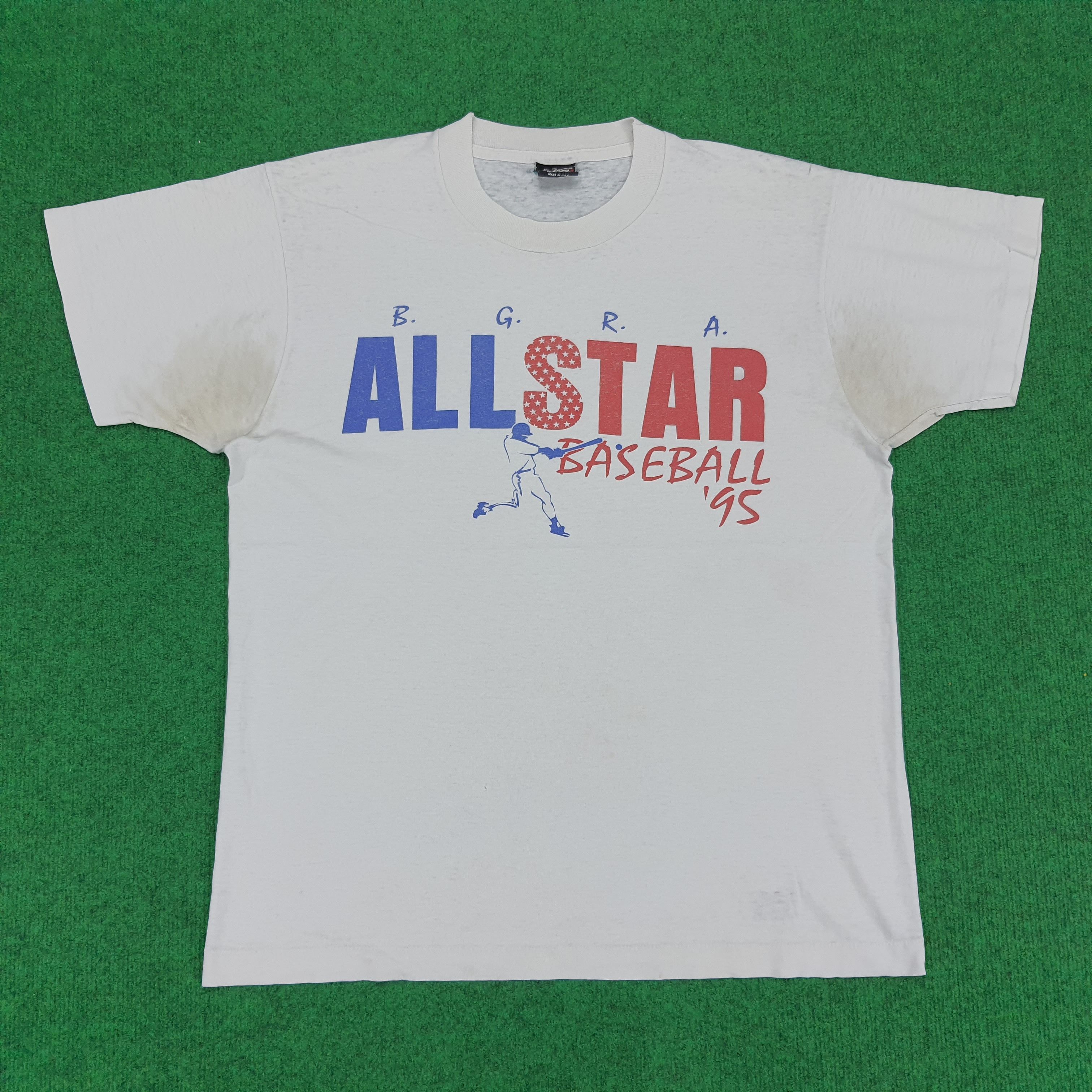 Vintage Vintage All Star Baseball '95 T-shirt Size US L / EU 52-54 / 3 - 1 Thumbnail