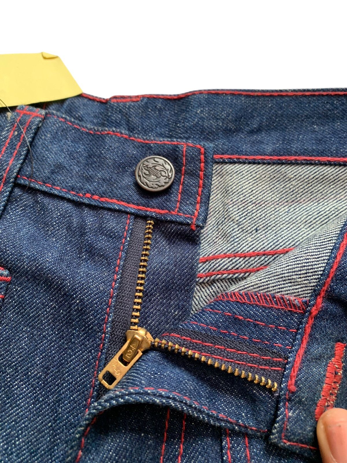 Vintage Vintage late 60's Flare Navajon Flared Denim Pants Size 24" / US 00 / IT 34 - 5 Thumbnail