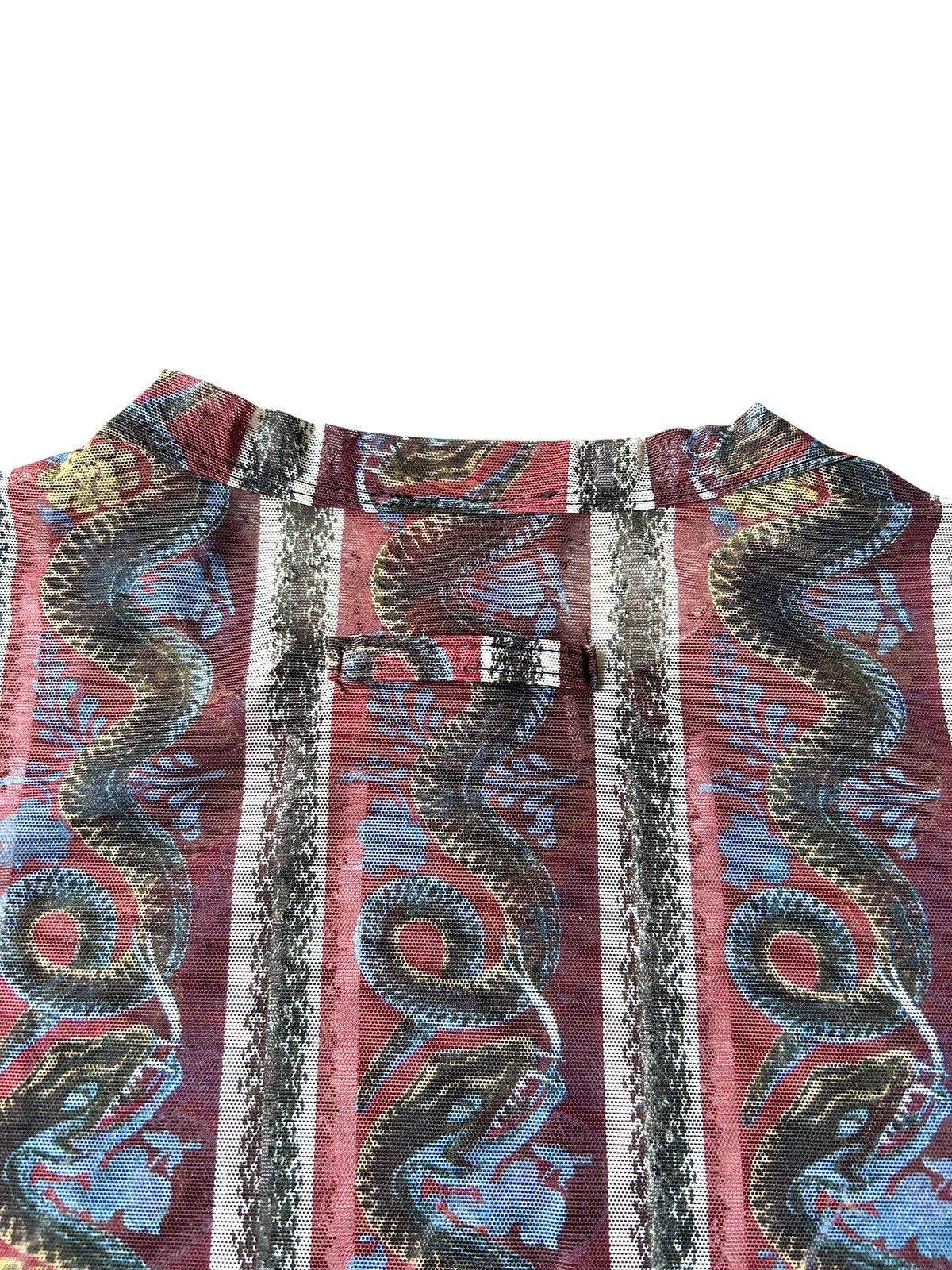 Jean Paul Gaultier 90s Snake Mesh Top Size M / US 6-8 / IT 42-44 - 6 Thumbnail