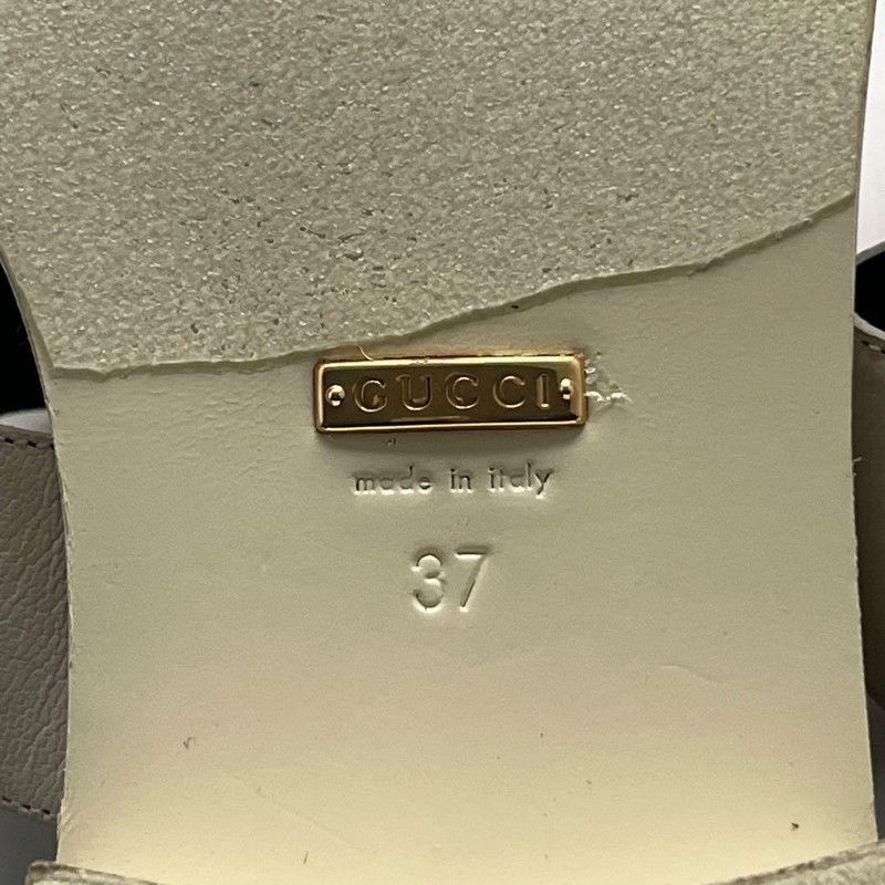 Gucci Gucci White Chain Strap Thong Sandals - Size US 7.5 / EU 40-41 - 6 Thumbnail