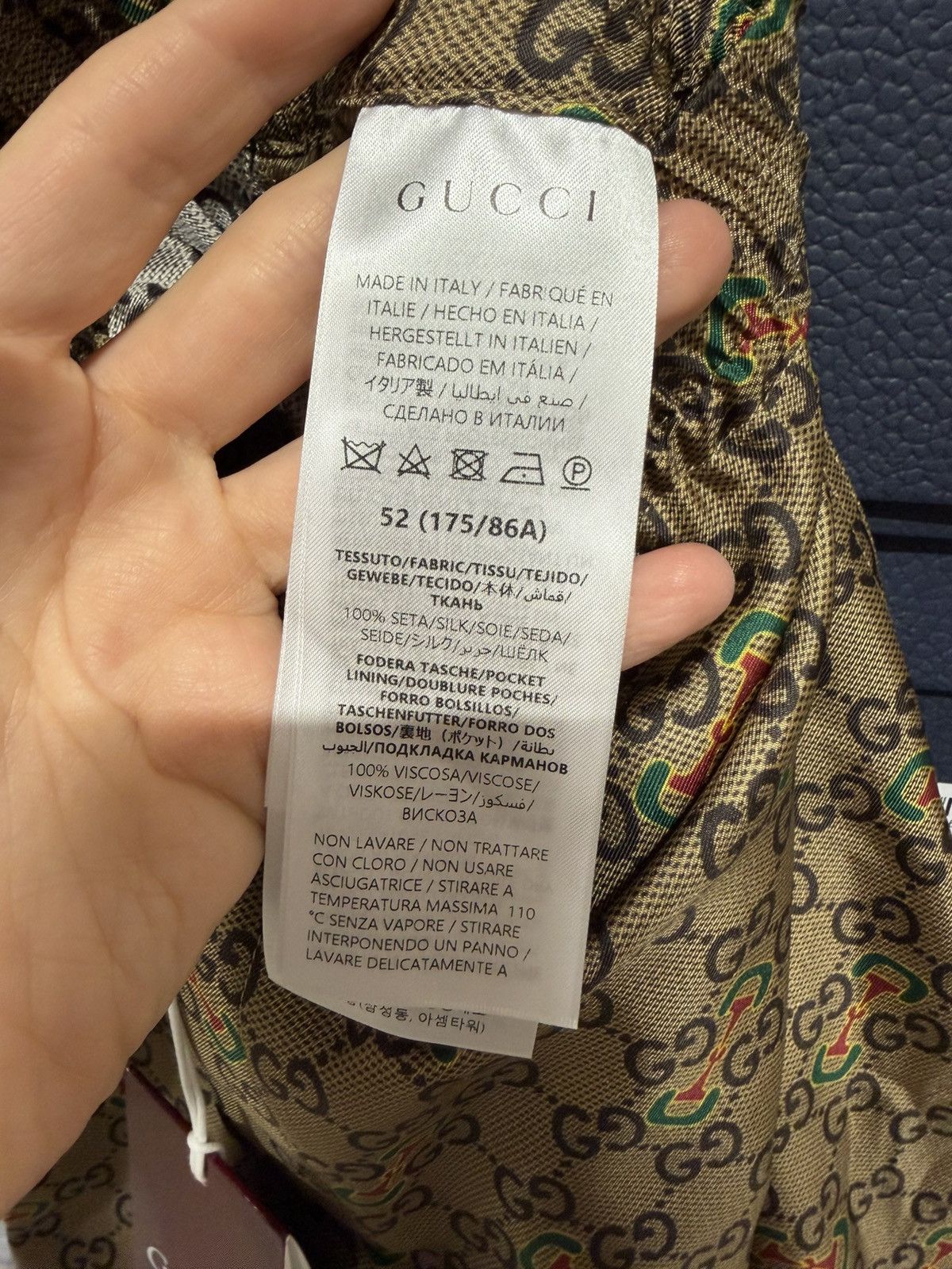 Gucci Gucci GG Silk Shorts NEW 1500$ Size US 36 / EU 52 - 5 Thumbnail
