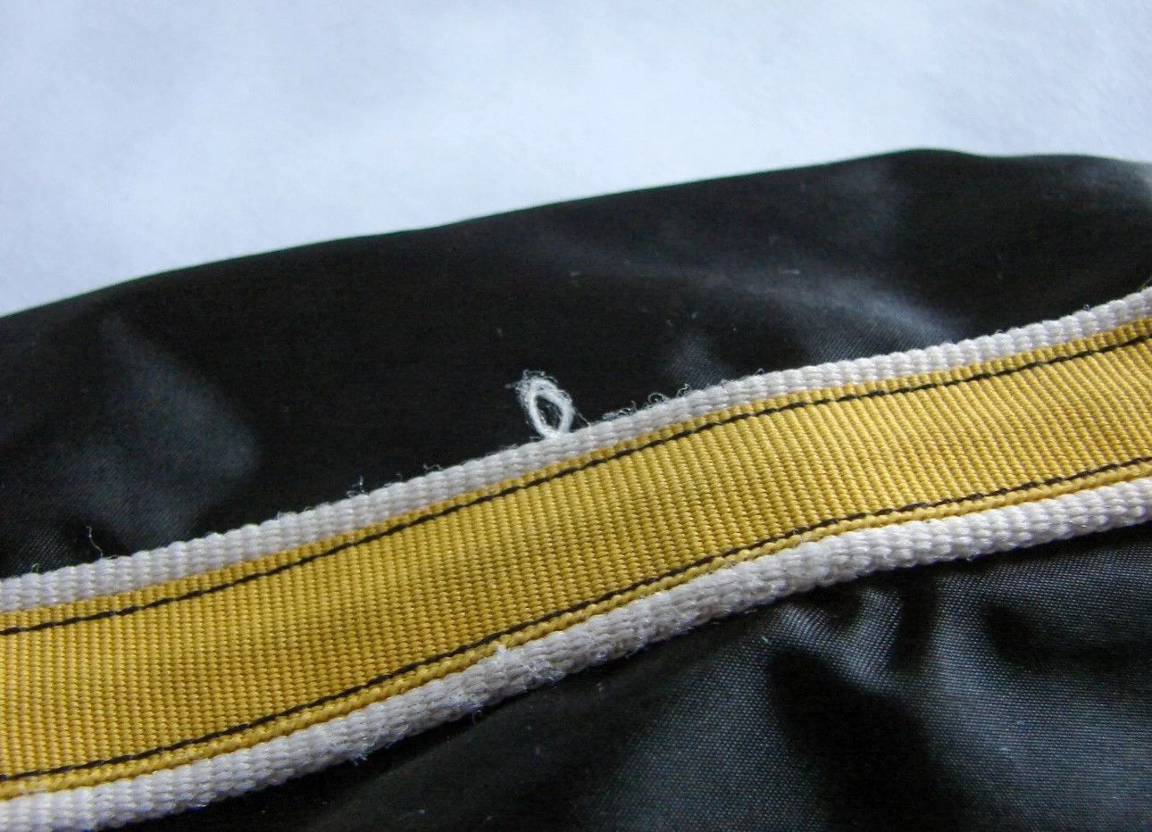 Jean Paul Gaultier Vintage Jean Paul Gaultier Black Satin Emboss Bomber Jacket Size US L / EU 52-54 / 3 - 14 Thumbnail