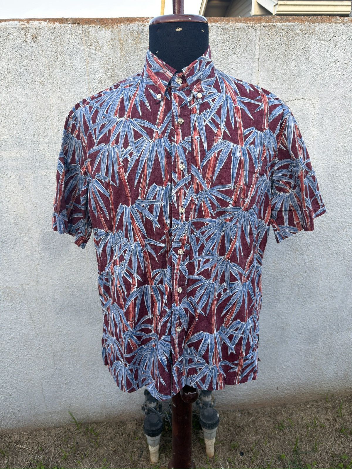 Reyn Spooner PreOwned Reyn Spooner Classic Red/Blue Hawaiian Men's M Size US M / EU 48-50 / 2 - 1 Thumbnail