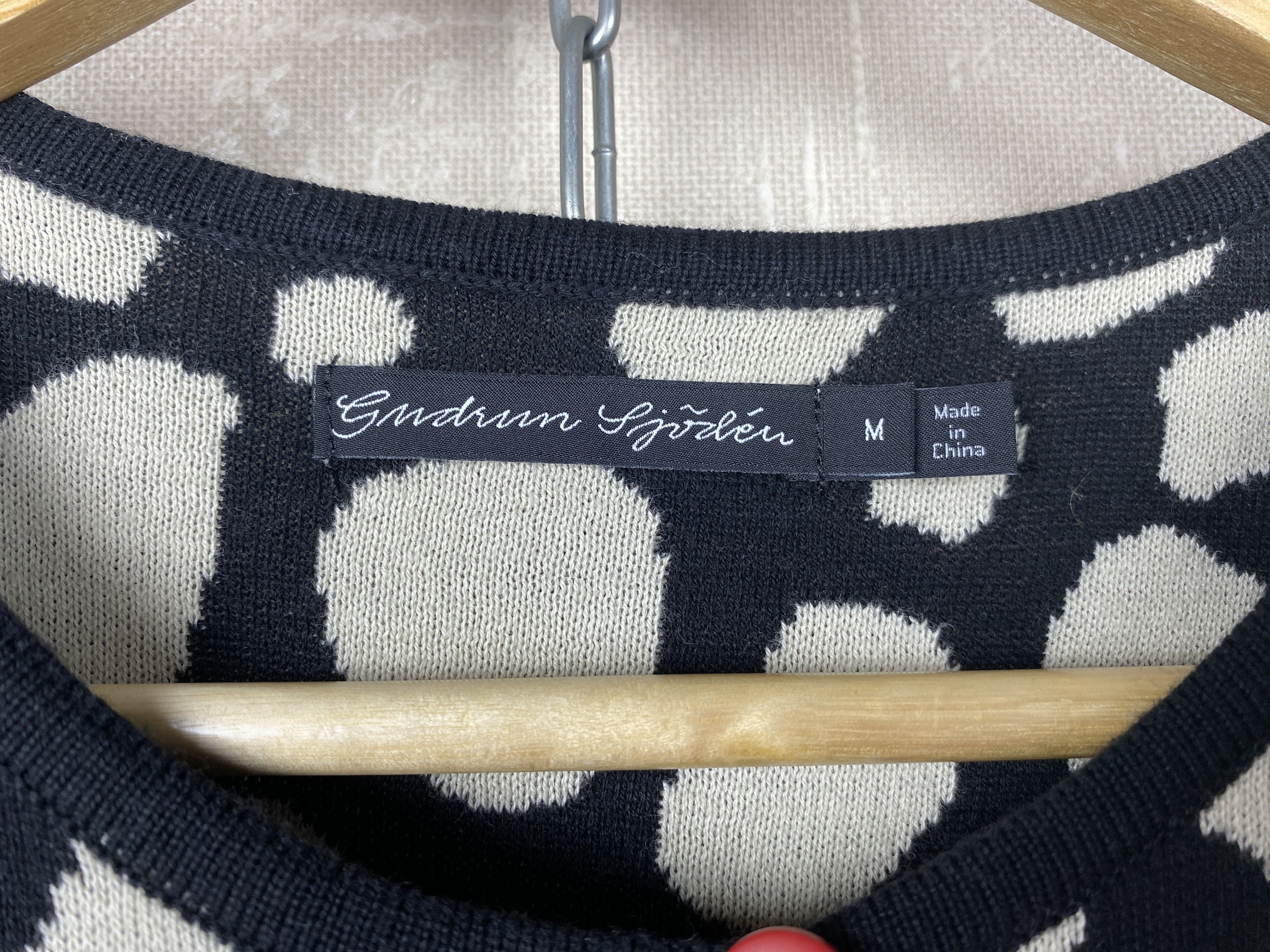 Gudrun Sjoden Gudrun Sjoden Cotton Knit Animal Print Coat Long Cardigan Size M / US 6-8 / IT 42-44 - 10 Thumbnail