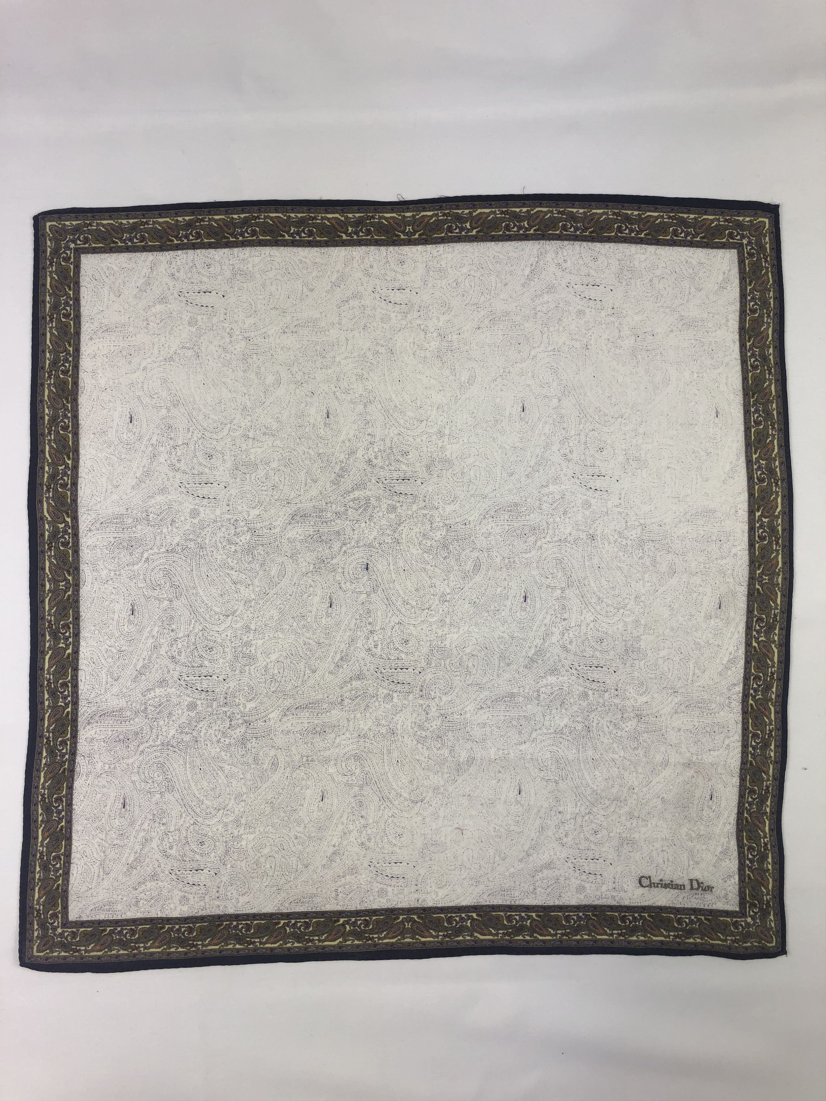 Vintage Christian Dior Handkerchief / Bandana / Neckerchief Size ONE SIZE - 3 Thumbnail