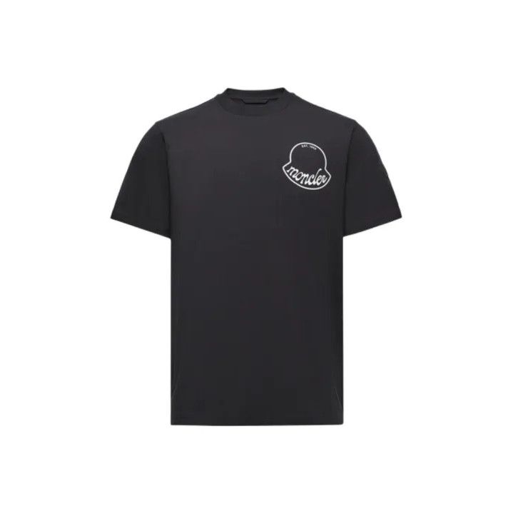 Moncler Moncler Men's Cotton Logo Short Sleeve T-Shirt Size US XXL / EU 58 / 5 - 1 Thumbnail