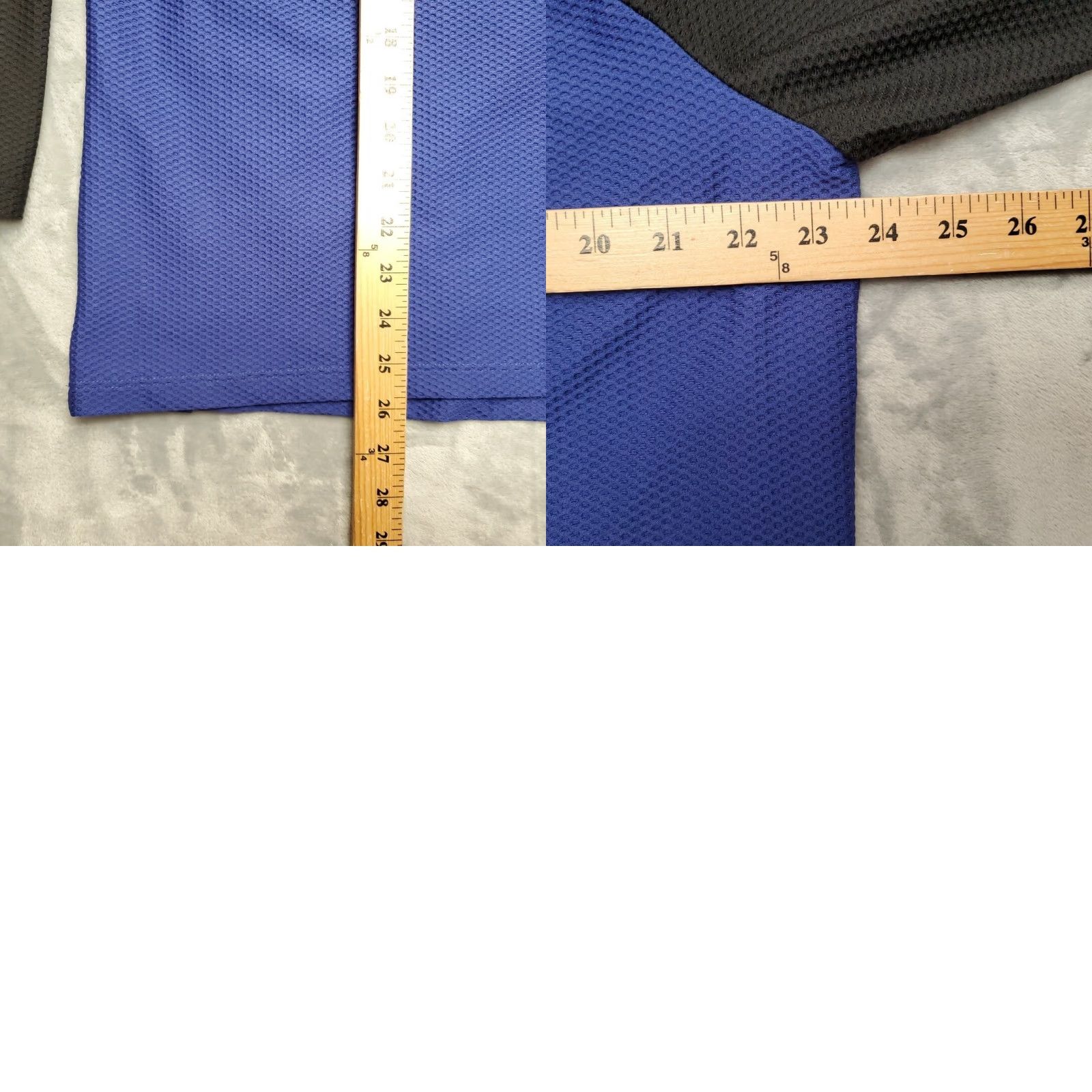 Polo Ralph Lauren VINTAGE Polo Ralph Lauren Shirt Women 2X Blue 1/2 Zip Thermal Waffle Raglan Stretch Size XXL / US 16-18 / IT 52-54 - 8 Thumbnail