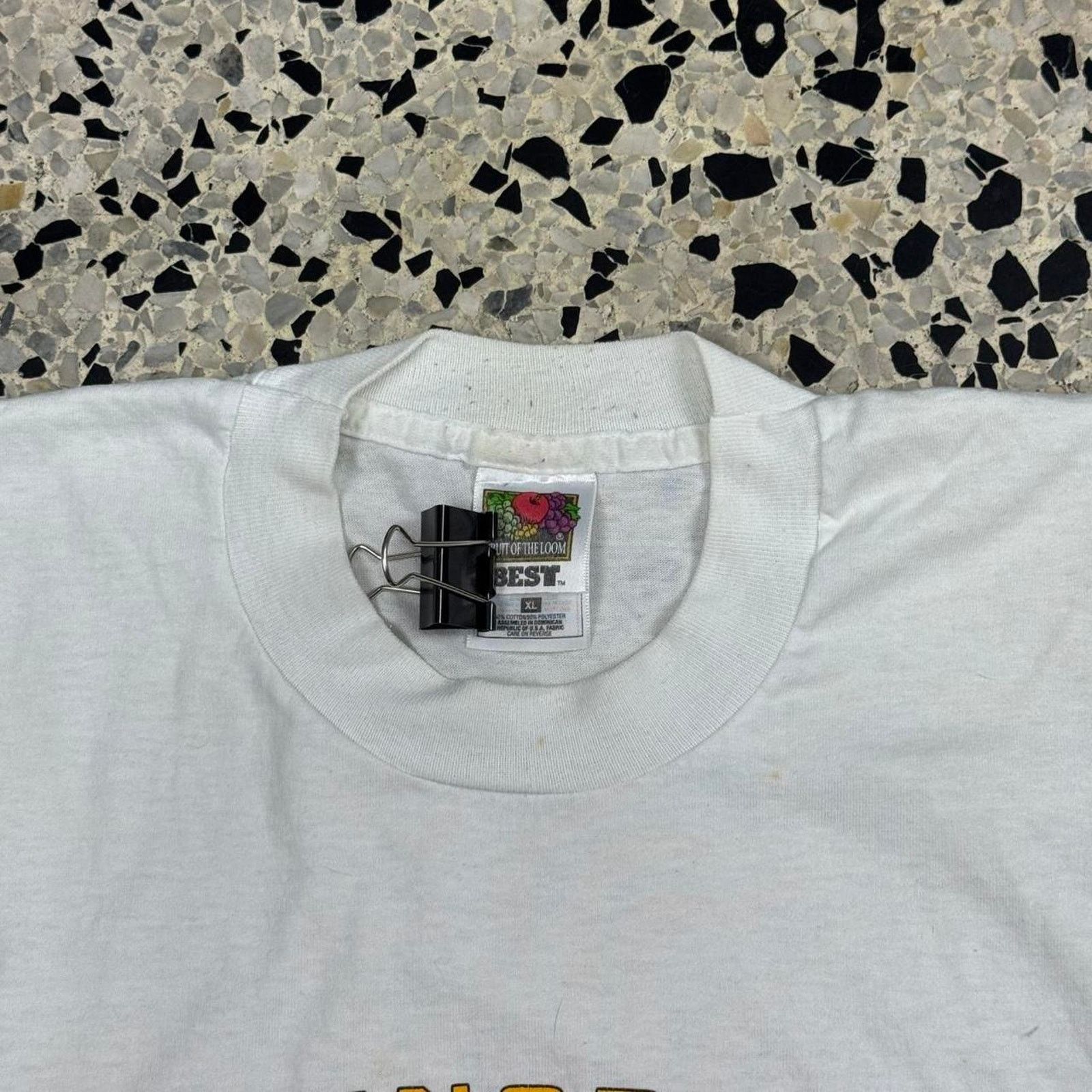 Fruit Of The Loom × Vintage VINTAGE 1997 SINGLE STITCH QUEENSBURY 1997 INVITATIONAL TEE: Size US XL / EU 56 / 4 - 5 Thumbnail