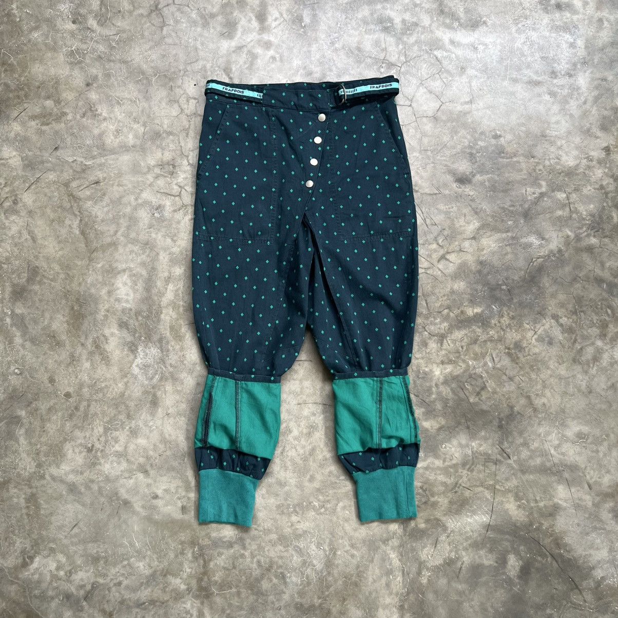 Issey Miyake Frapbois by Issey Miyake Fatigue Double Back Pocket Pants Size US 30 / EU 46 - 2 Thumbnail