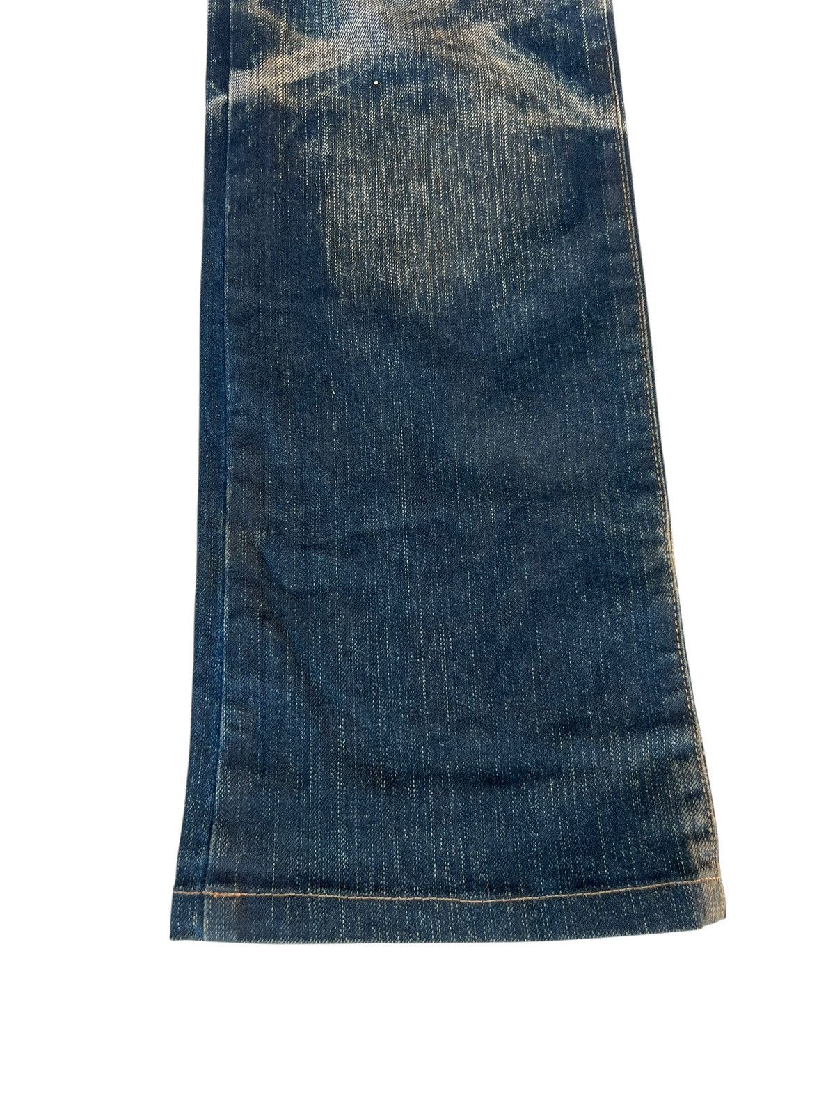 Tornado Mart Trashed Tornado Mart Distress Dirty Mud Denim Flare Jeans Size US 33 - 11 Thumbnail