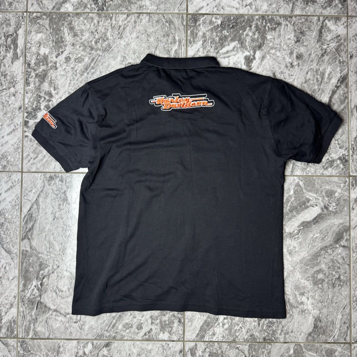 Harley Davidson × Vintage Harley Davidson Moto Racing Polo T-shirts Size US L / EU 52-54 / 3 - 4 Thumbnail