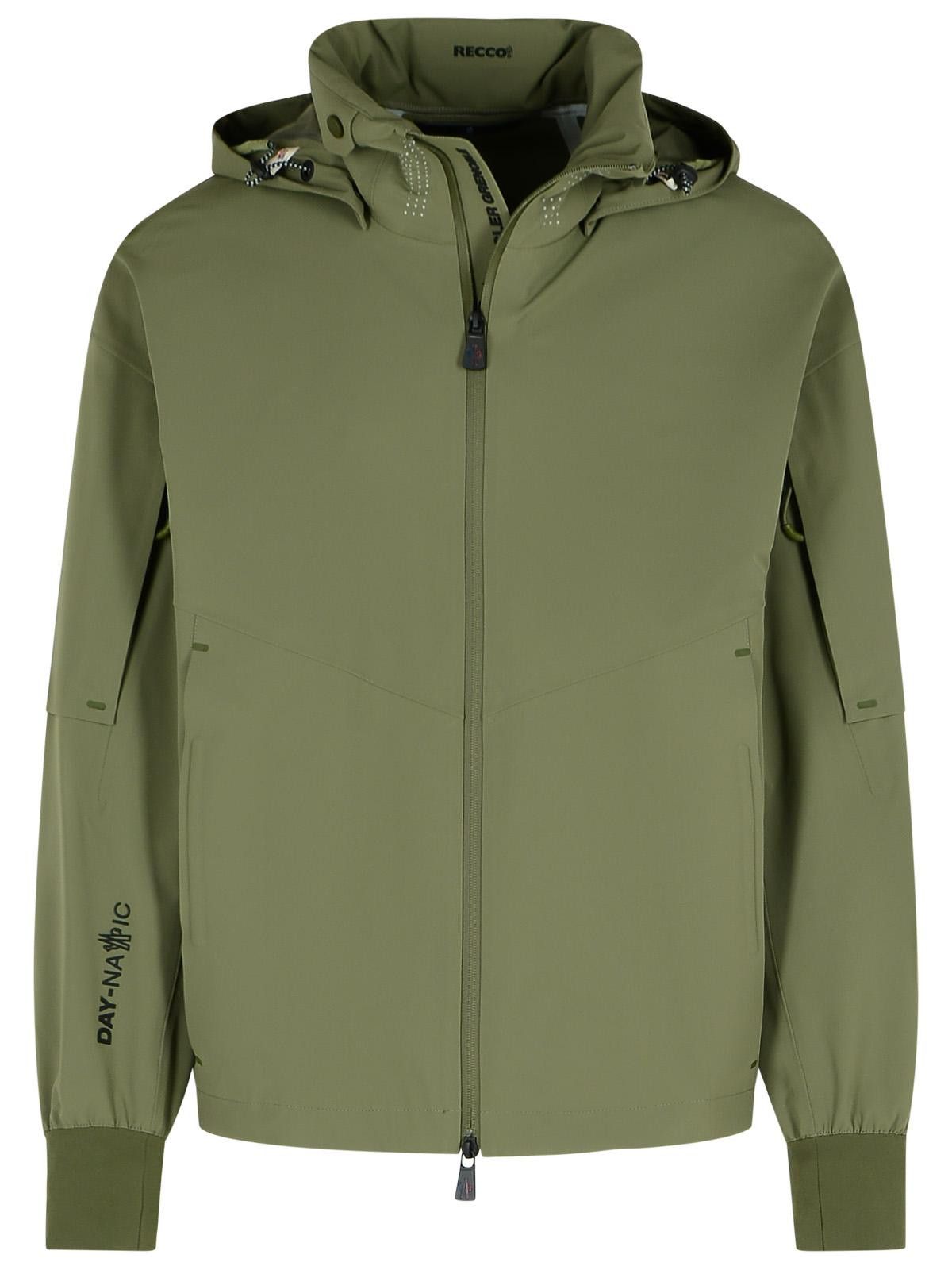 Moncler Grenoble MONCLER GRENOBLE 'Tesso' Green Polyamide Blend Jacket Size US L / EU 52-54 / 3 - 1 Thumbnail
