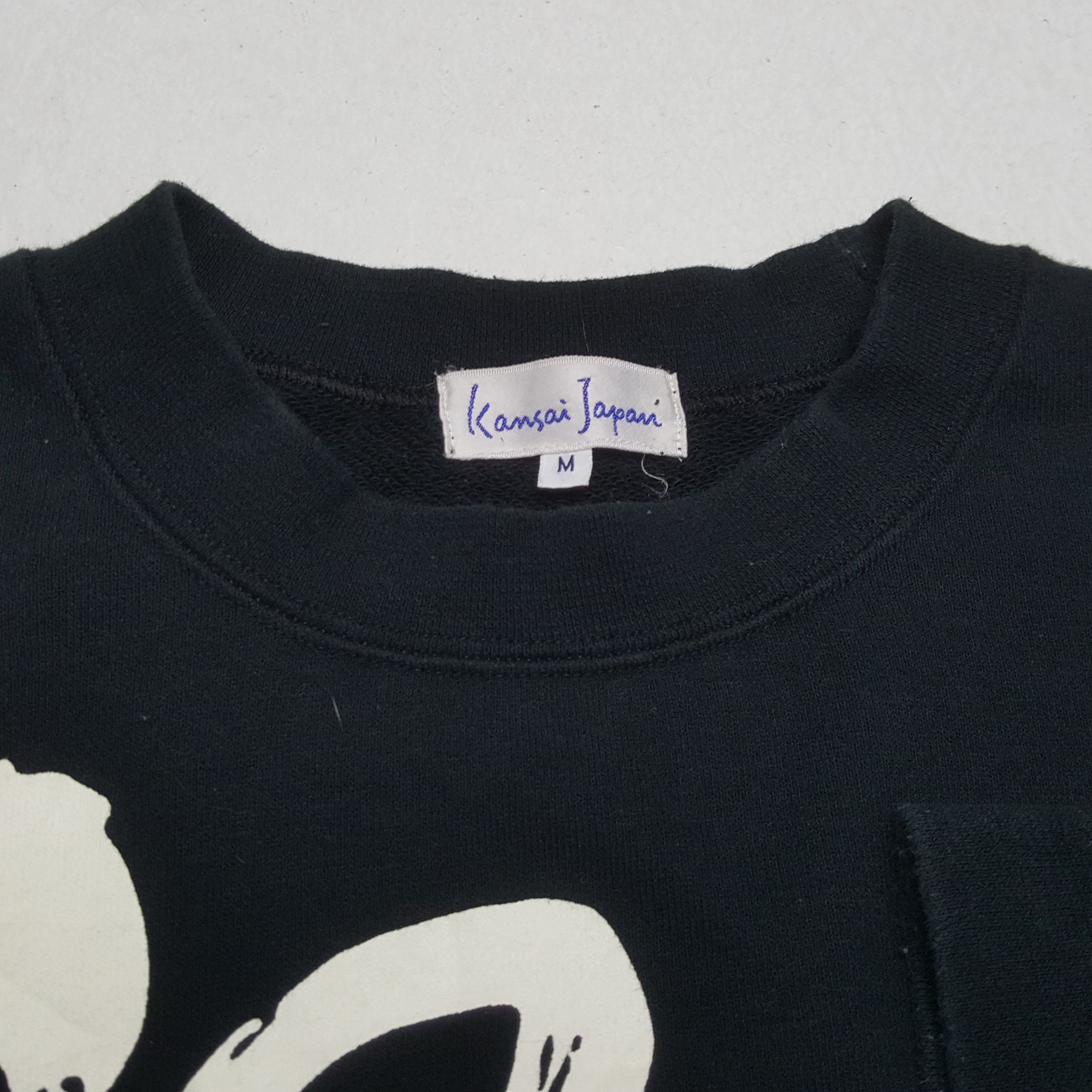 Japanese Brand × Kansai Yamamoto × Vintage Vintage KANSAI JAPAN Japanese Fashion Brand Sweatshirts Size US S / EU 44-46 / 1 - 10 Thumbnail