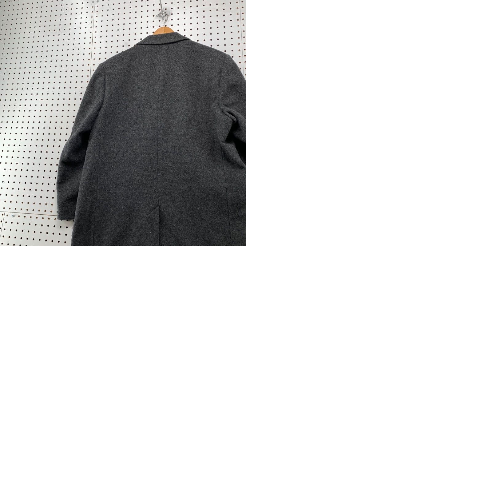 Doublet VINTAGE Adams Row Overcoat Mens 42S Gray 100% Virgin Wool Double Breasted Coat, Wool, Regular, 42, Gray, Vintage, Men Size US XS / EU 42 / 0 - 10 Thumbnail