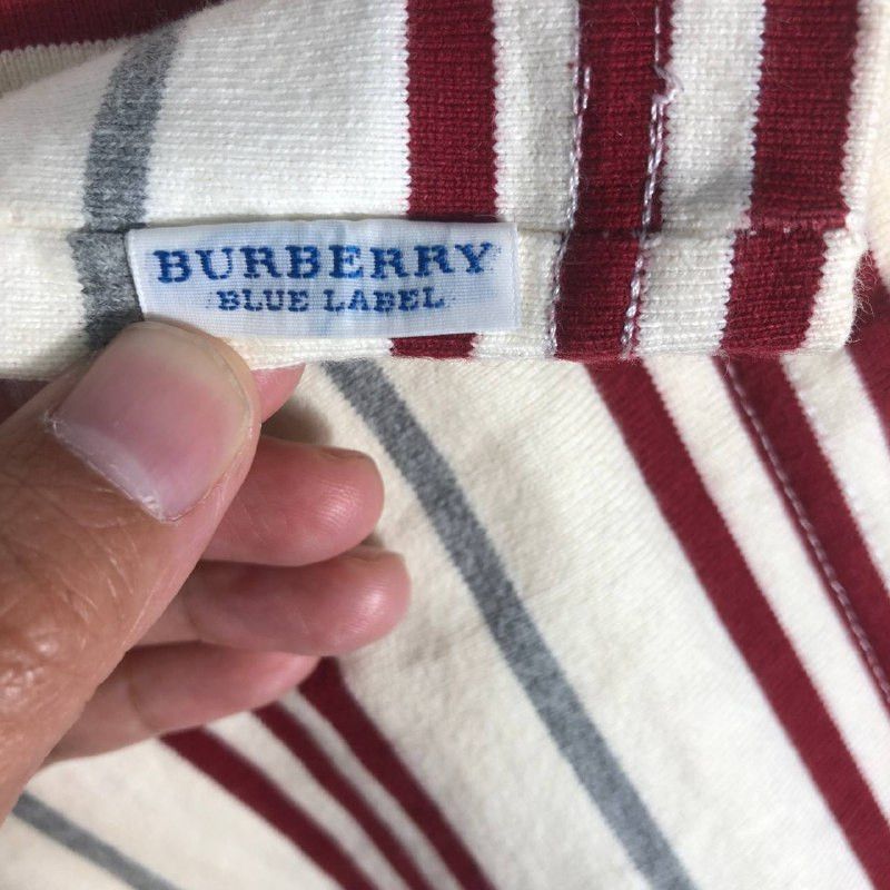 Burberry × Vintage Vintage Burberry Old Money style Polo T-shirt Size US S / EU 44-46 / 1 - 10 Thumbnail